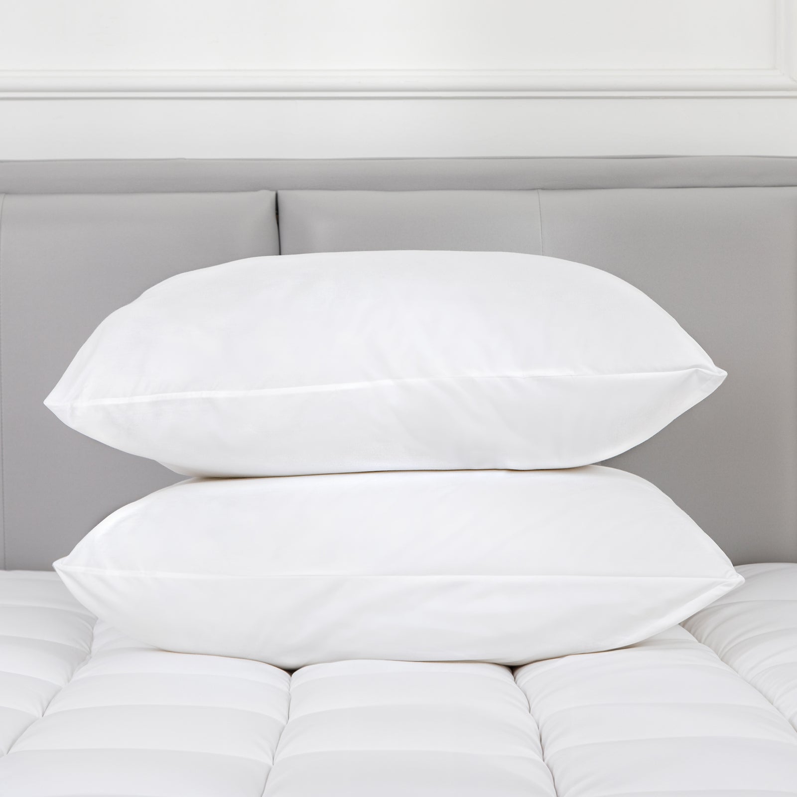 100 Percent Cotton Pillow Cover with 800g Poly Fill, Hypoallergenic, A