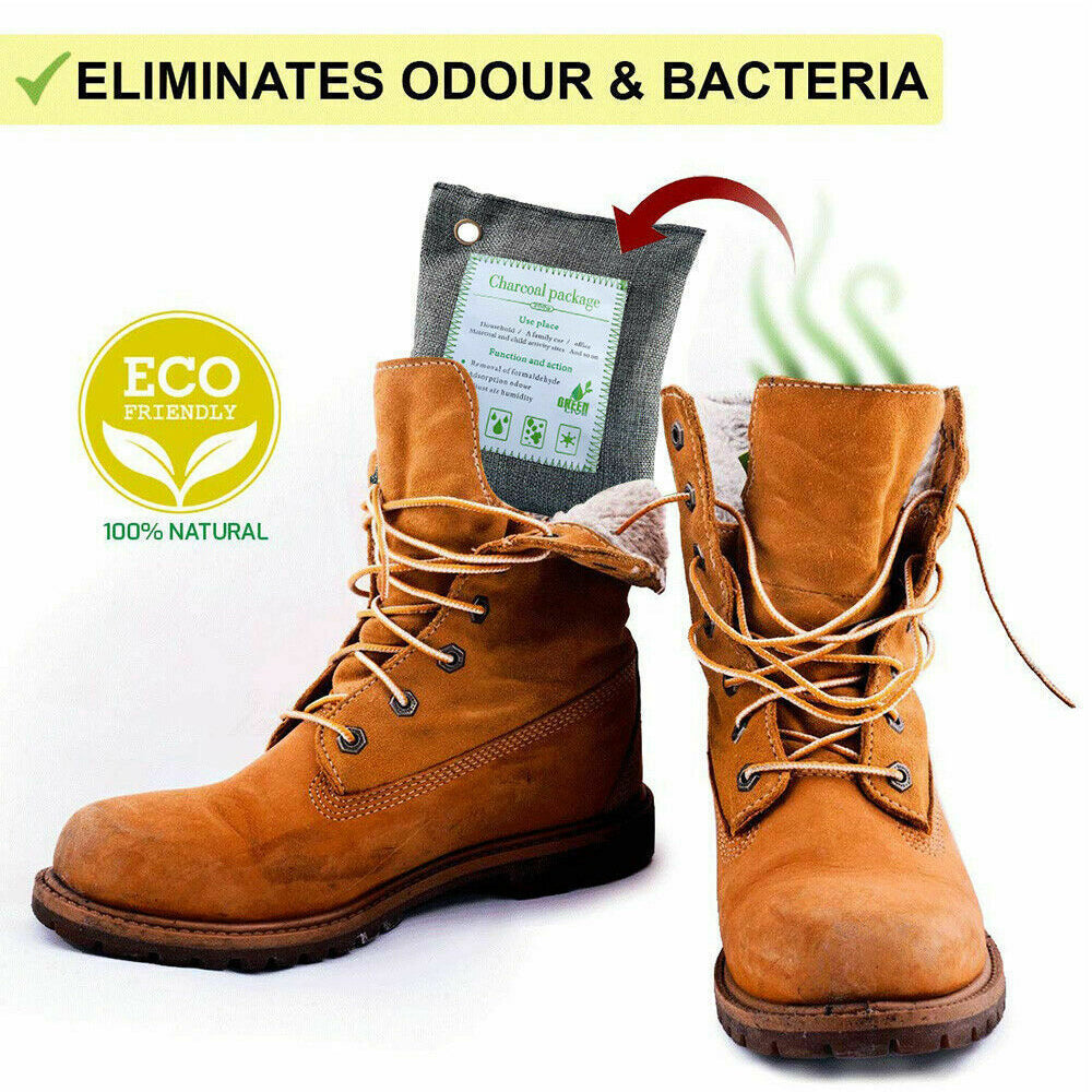 5PCS Air Purifying Bags Activated Bamboo Charcoal Freshener