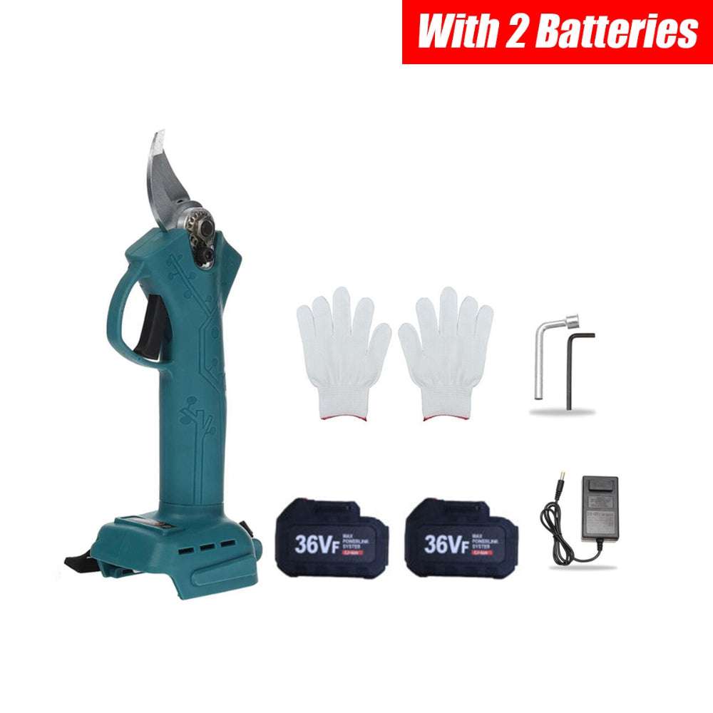 Cordless Electric Pruning Shears Secateur Rechargeable Branch Cutter