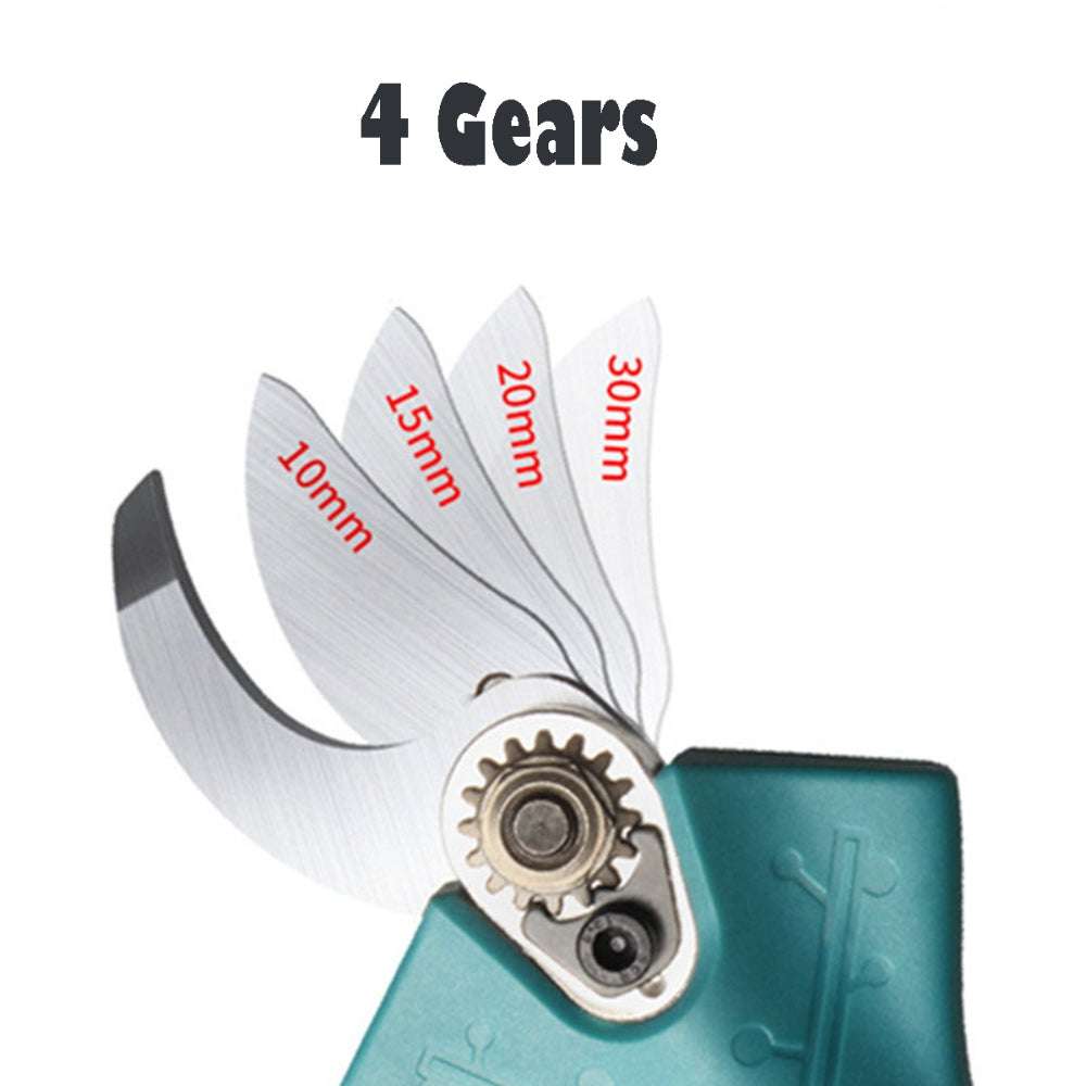Cordless Electric Pruning Shears Secateur Rechargeable Branch Cutter