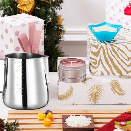 DIY Candle Making Kit 1KG Wax Bean Electric Wax Melter Pouring Pot Thermometer