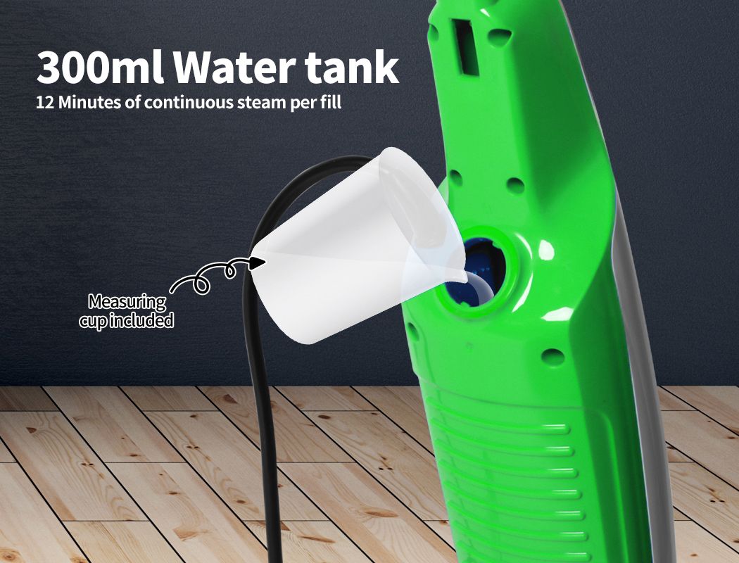 Steam Mop Handheld Carpet Cleaner High Pressure Steamer Floor Cleaning 1300W Bedworld