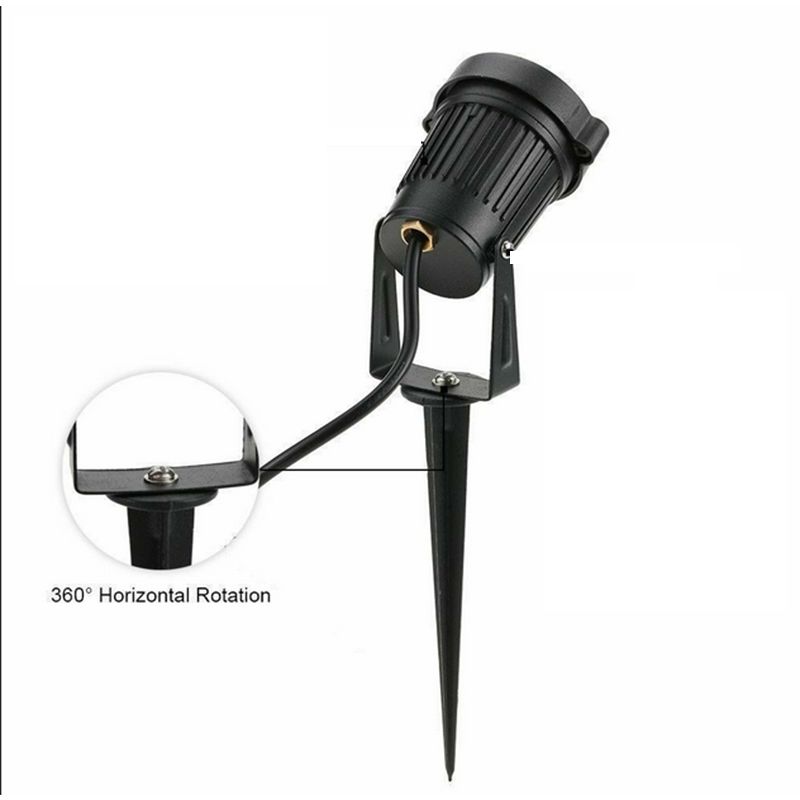 10PCS LED Spotlights Landscape Warm light Lamp Waterproof Outdoor Garden Yard 12V Bedworld