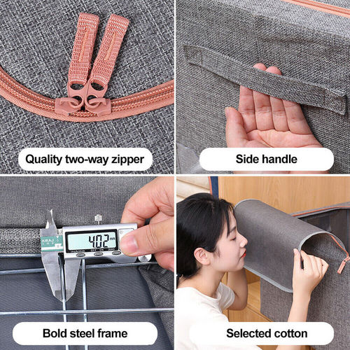 Foldable Organizer Box (24L) - Steel Frame, Random