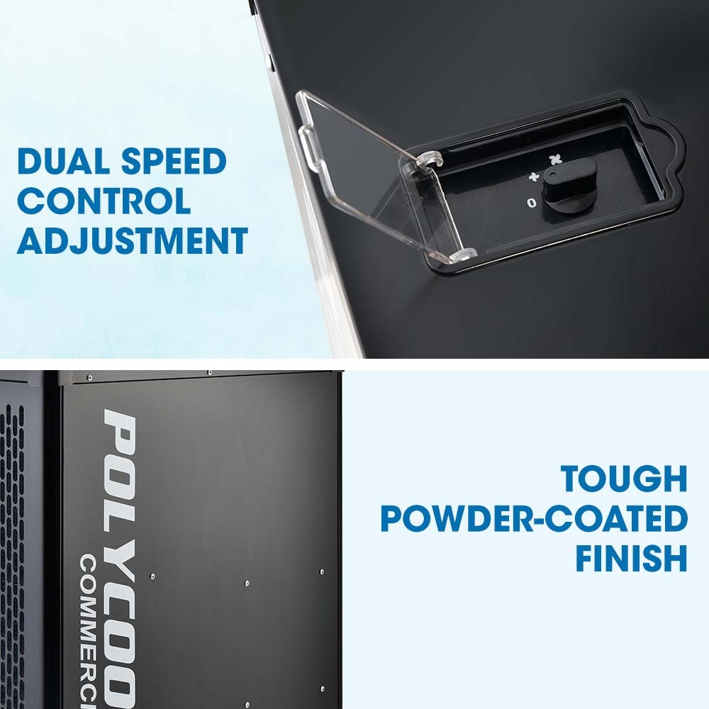 5kW Portable Industrial Spot Cooler - POLYCOOL with Triple Ducts