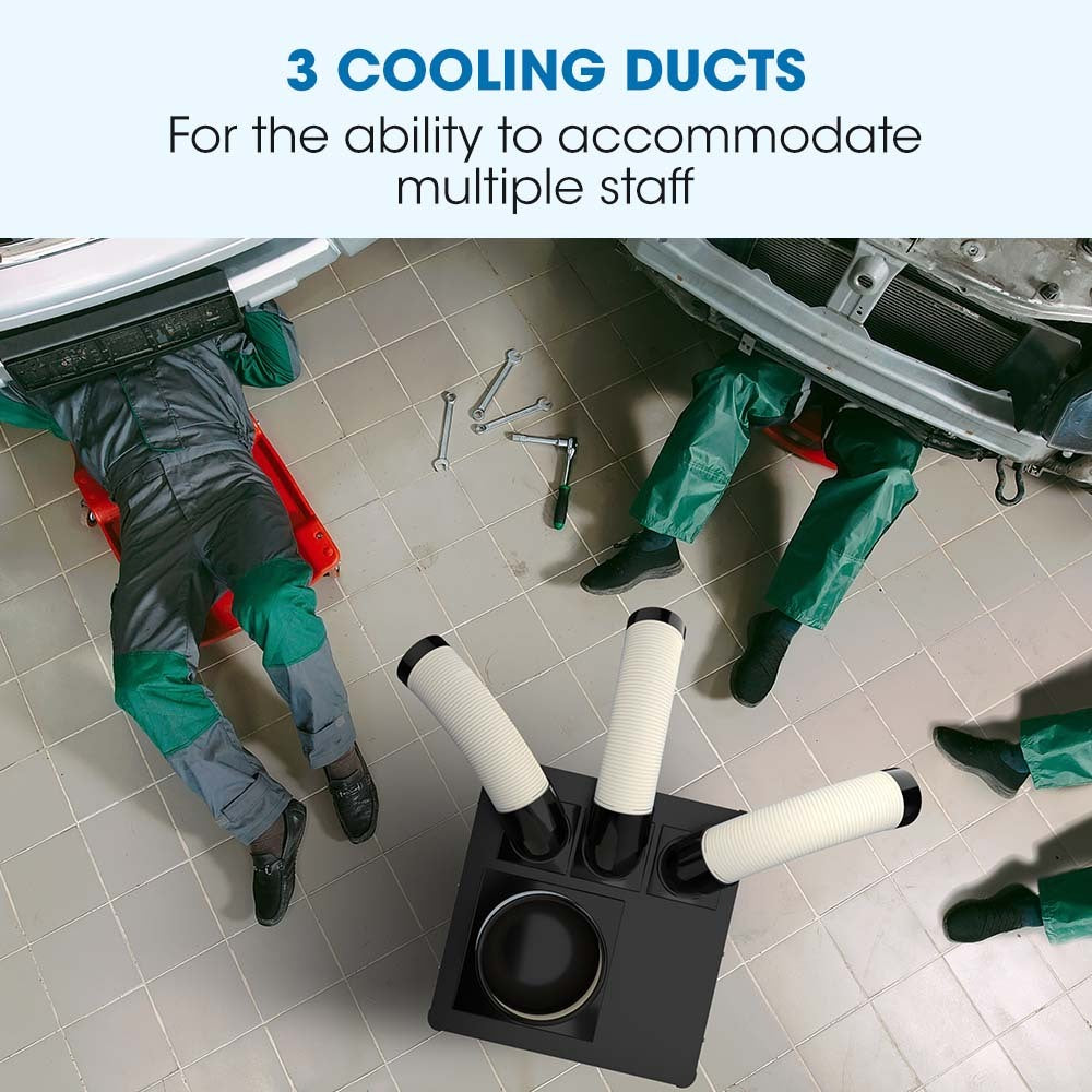 5kW Portable Industrial Spot Cooler - POLYCOOL with Triple Ducts