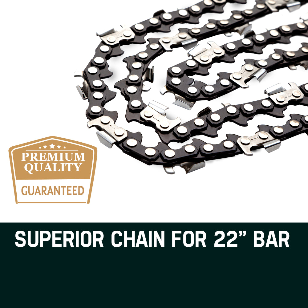 Chainsaw chain replacement for 22 in bar, premium quality seal