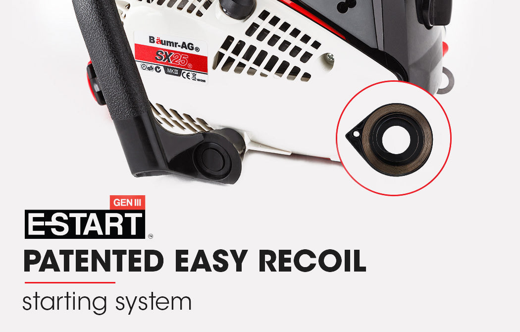 Baumr-AG 25CC Petrol Chainsaw Arborist 10 Bar Tree Pruning Garden Chain