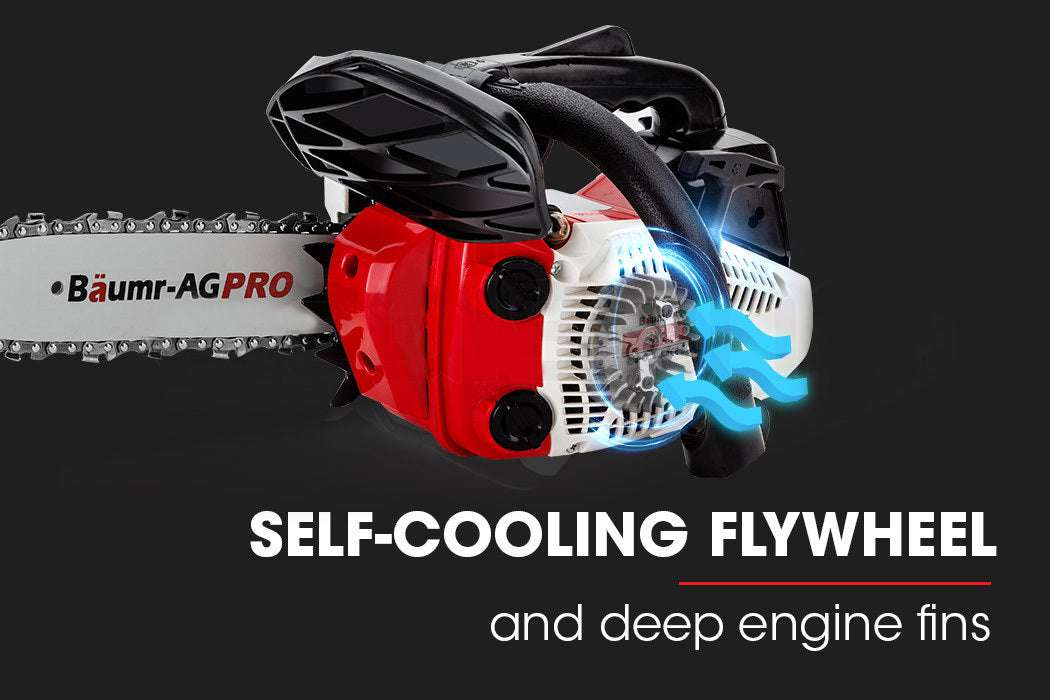 Baumr-AG 25CC Petrol Chainsaw Arborist 10 Bar Tree Pruning Garden Chain