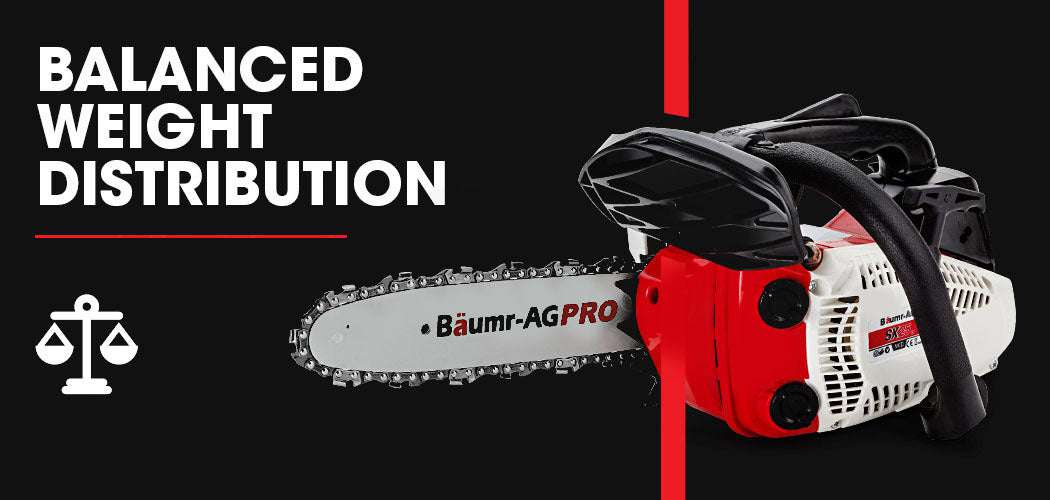 Baumr-AG 25CC Petrol Chainsaw Arborist 10 Bar Tree Pruning Garden Chain