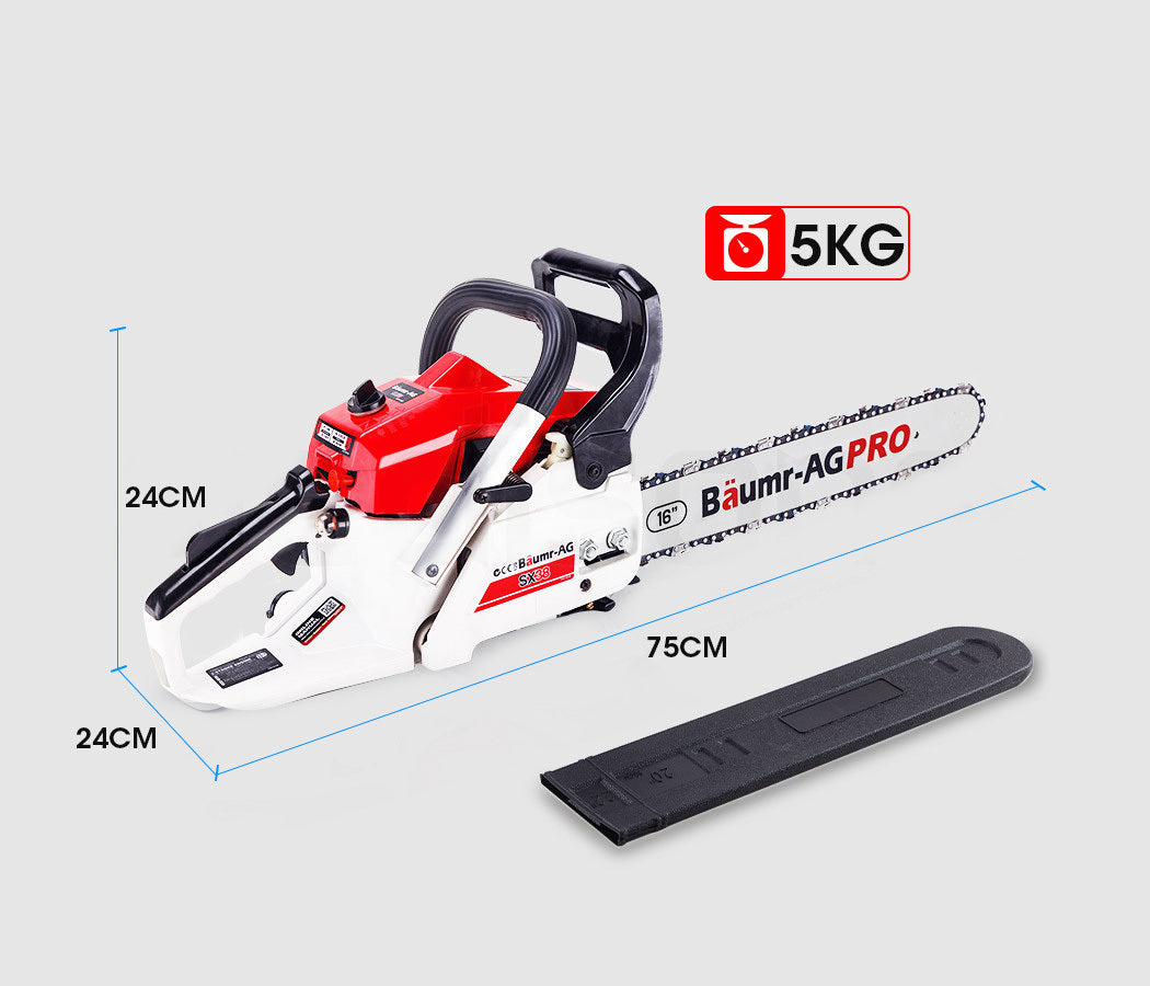 Baumr-AG 38CC Petrol Commercial Chainsaw 16 Bar