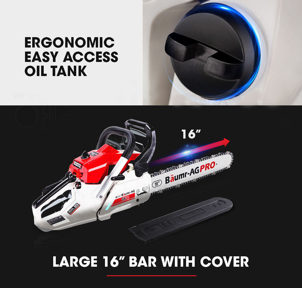 Baumr-AG 38CC Petrol Commercial Chainsaw 16 Bar