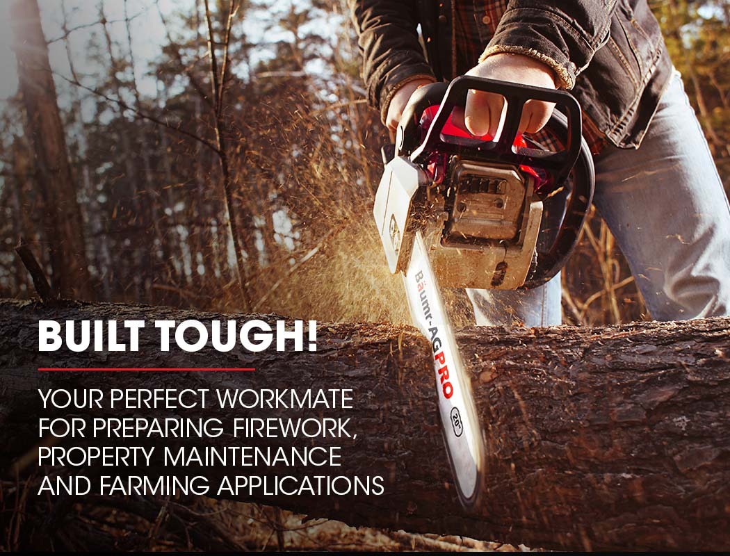 Baumr-AG 52CC Petrol Commercial Chainsaw 20 Bar