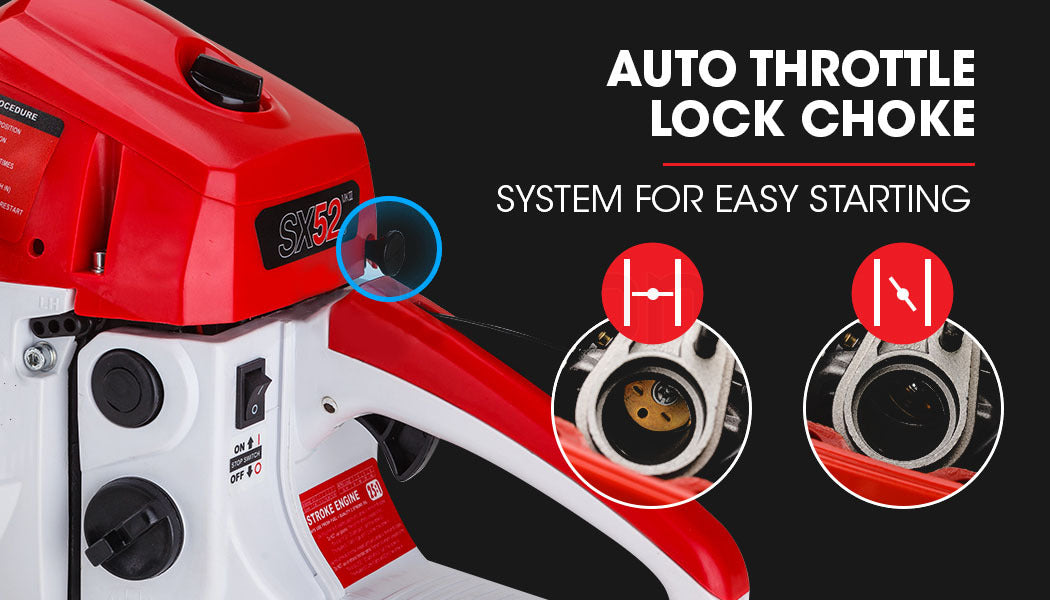 Baumr-AG 52CC Petrol Commercial Chainsaw 20 Bar