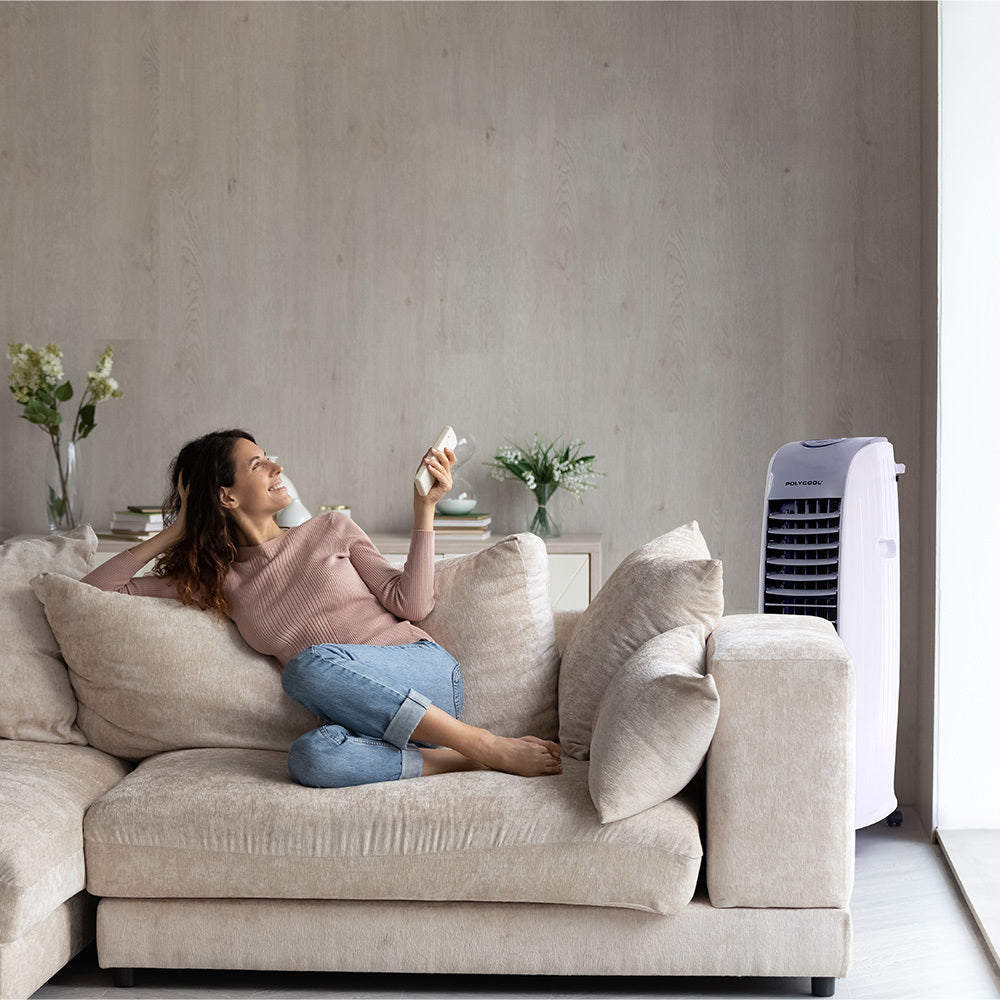 POLYCOOL 8L Portable Evaporative Air Cooler 24 Hour Timer 4