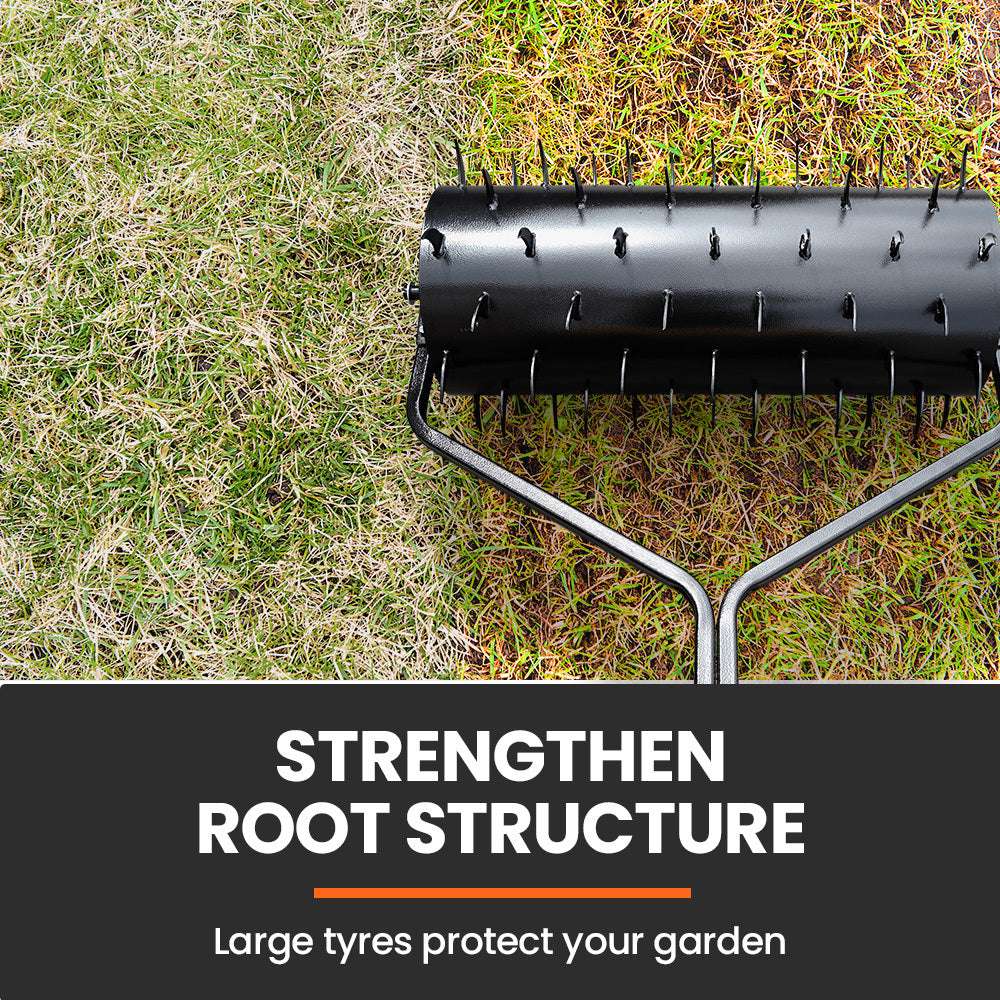 Lawn Roller Spike Aerator 36" Wide, Universal Hitch