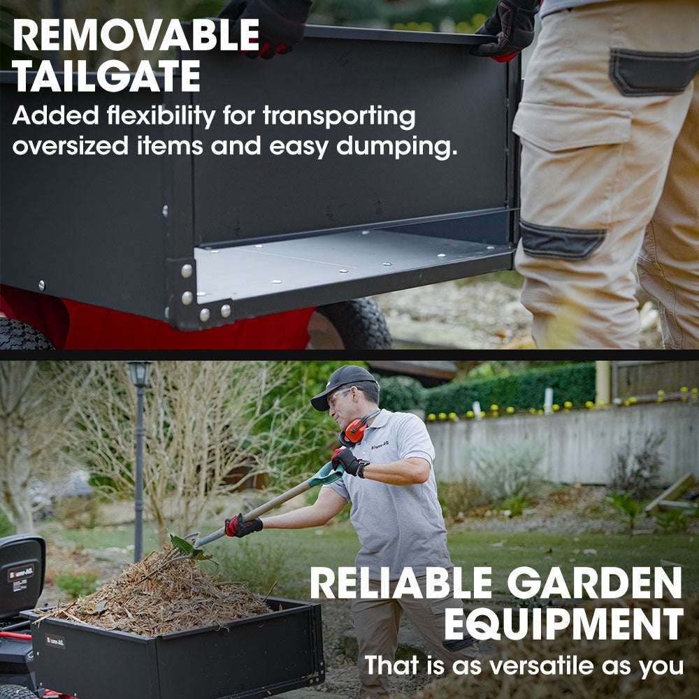 BAUMR-AG 270kg Capacity Metal Dump Cart,