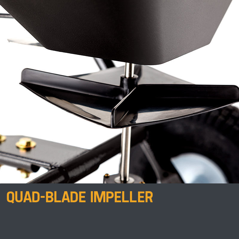 Broadcast Spreader 30kg 26L Seed Fertiliser Tow Rotary