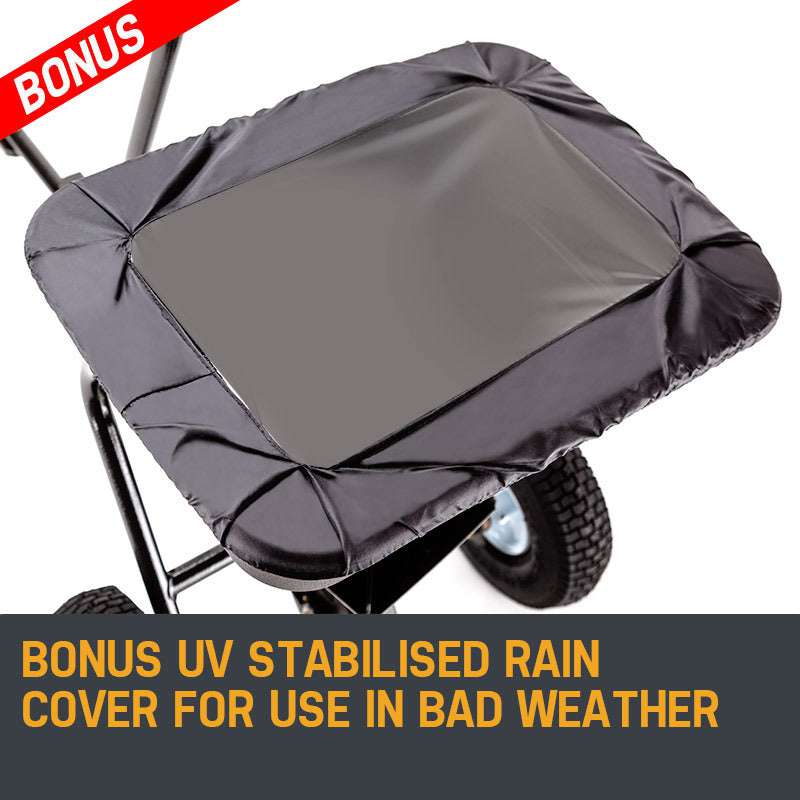 Broadcast Spreader 30kg 26L Seed Fertiliser Tow Rotary