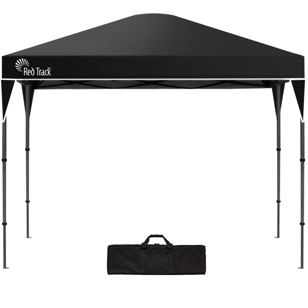 RED TRACK 3.6x2.2m Ultra Compact Folding Gazebo, Carry bag, Portable Outdoor Popup Marquee for Camping Beach, Black