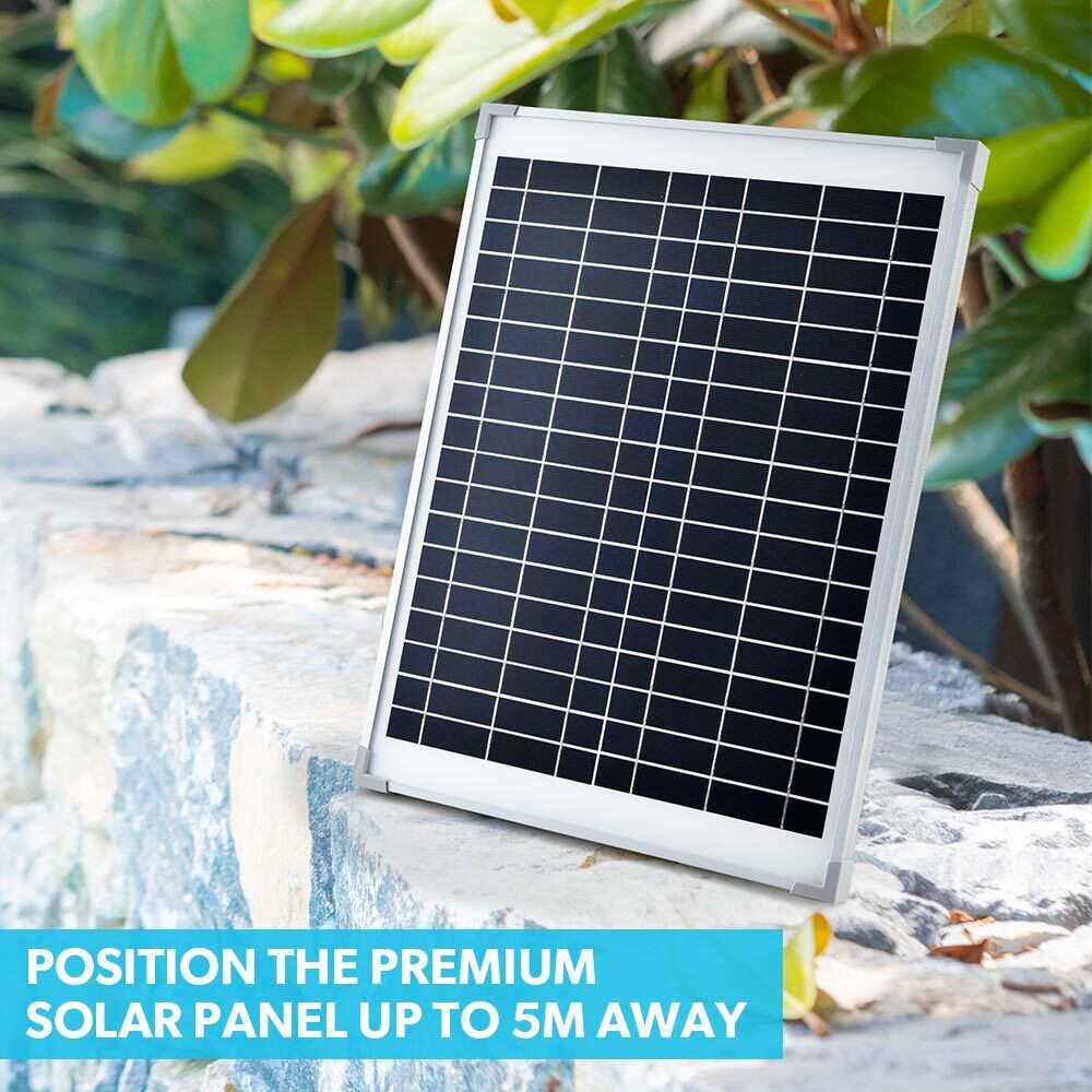 PROTEGE 10W Solar Powered Water Fountain Pump Pond Kit