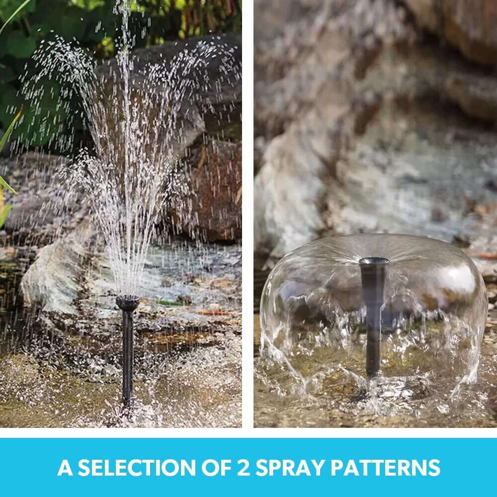 PROTEGE 10W Solar Powered Water Fountain Pump Pond Kit