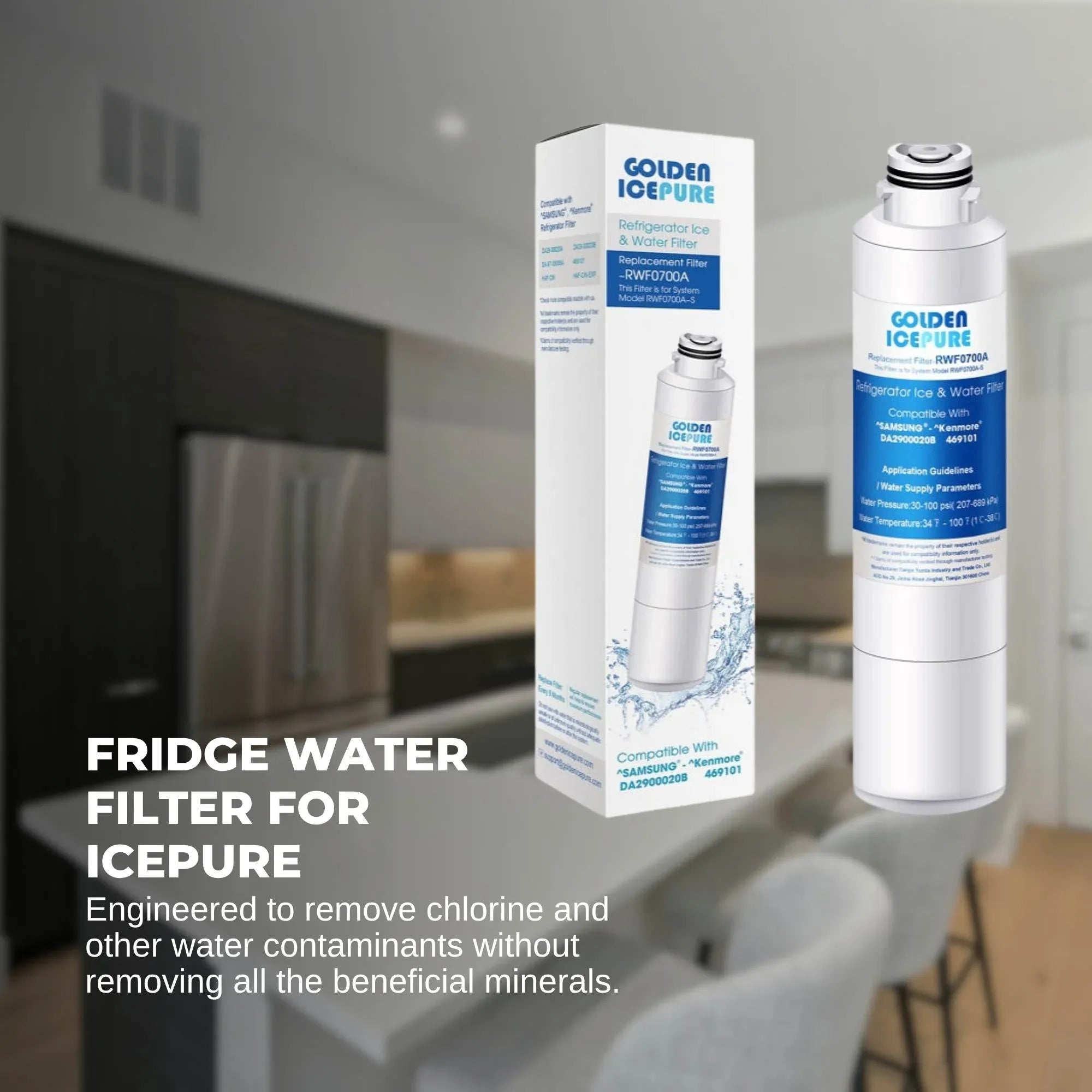 4 FRIDGE WATER FILTER For SAMSUNG DA29-00020 DA97-08006 & KENMORE 46 91 Bedworld