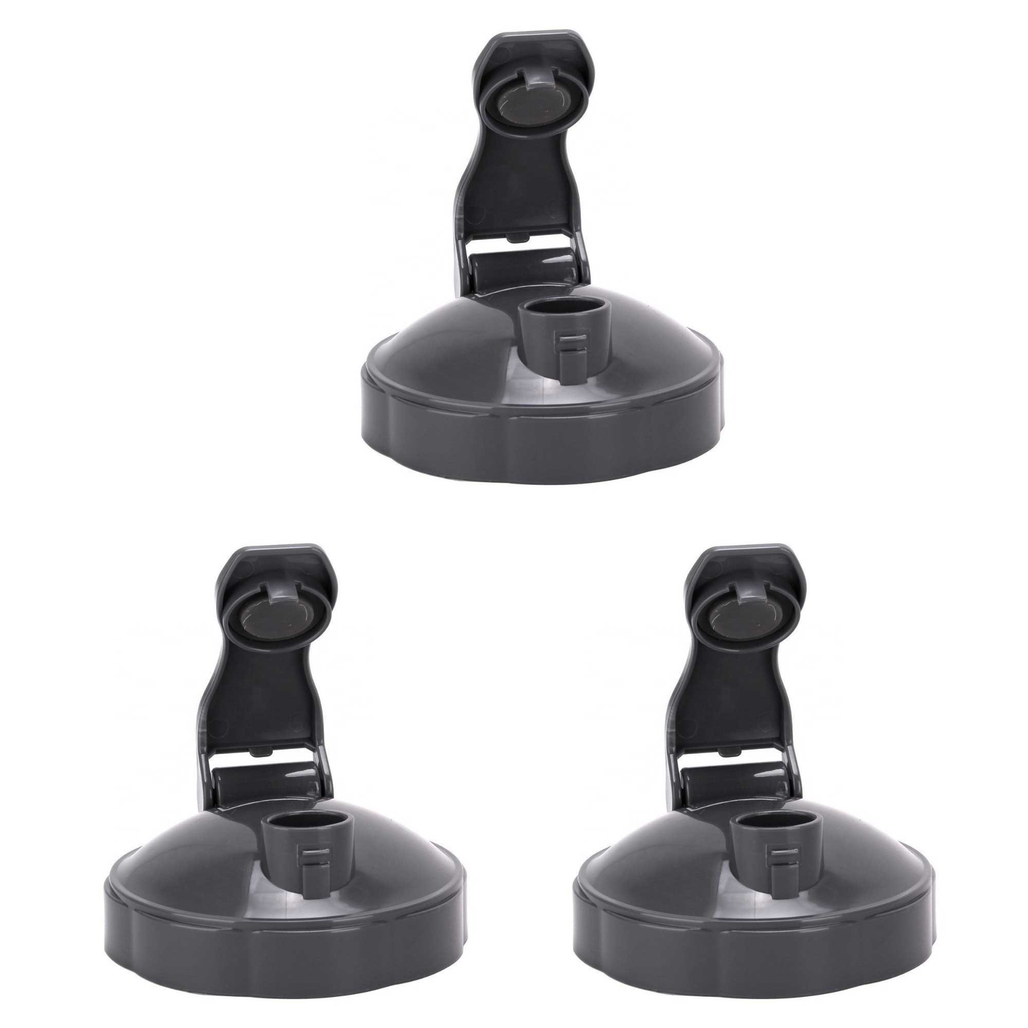 3x For Nutribullet Flip Top Fliptop Fresh Lid - Most 600 and 900 Model Nutri Cups
