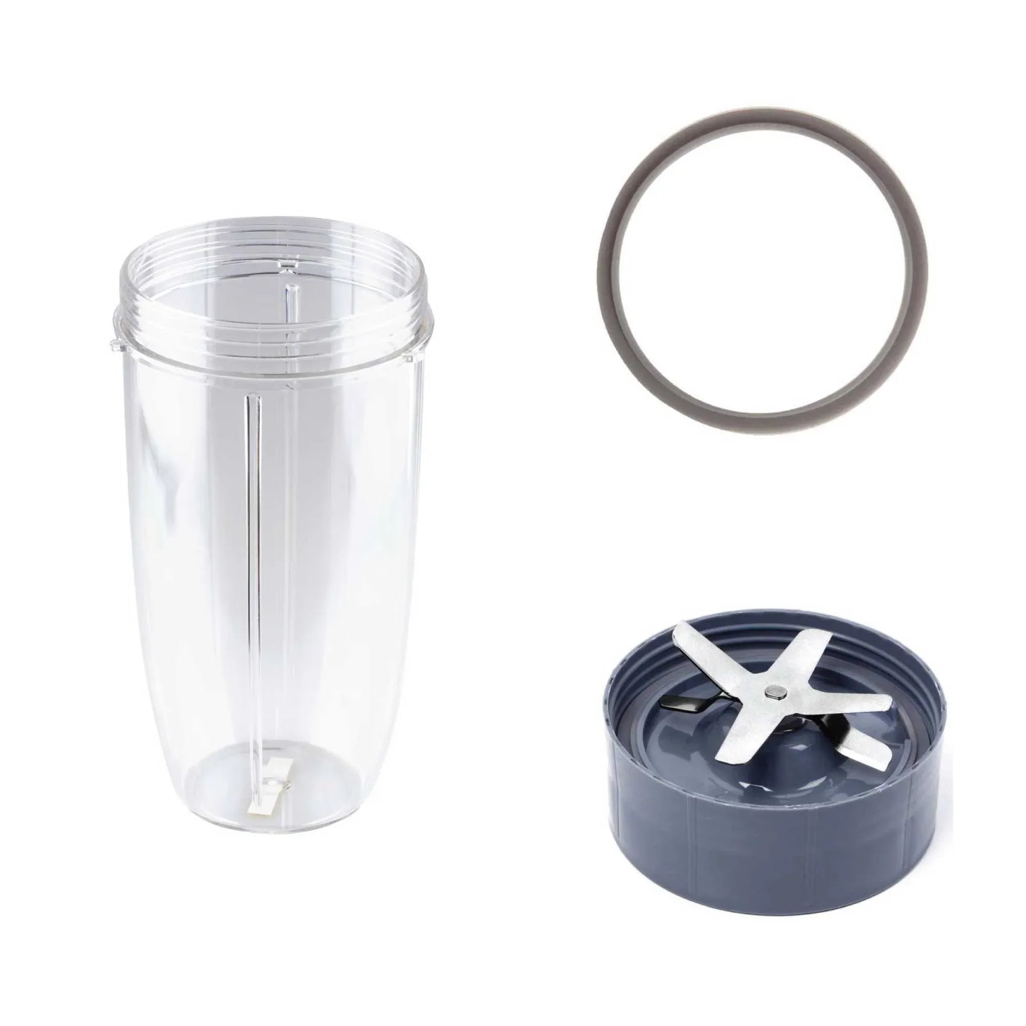 For Nutribullet Extractor Blade + Tall Cup + Grey Seal - 900 and 600 Models Bedworld
