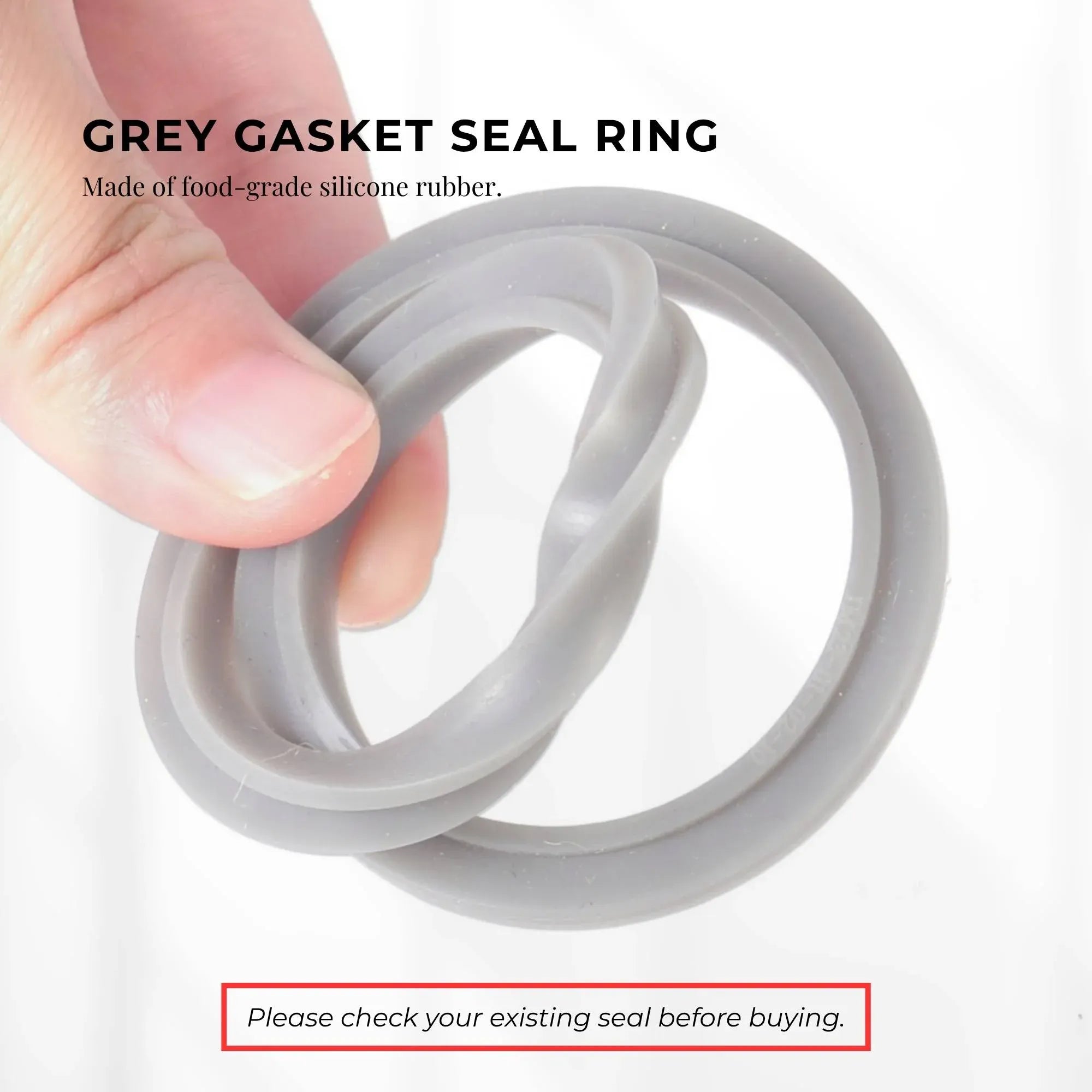 Kitchee Grey Gasket Seal Ring For Nutribullet Model 600 900 1200W 90mm Bedworld