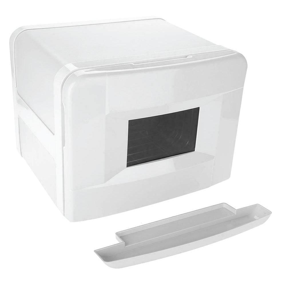 Orku 8L White Electric Towel Warmer UV Steriliser Cabinet Salon Heat Sanitiser