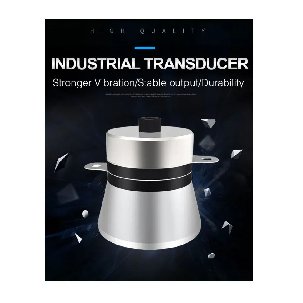 Industrial ultrasonic transducer module, stainless steel cylinder with top cap