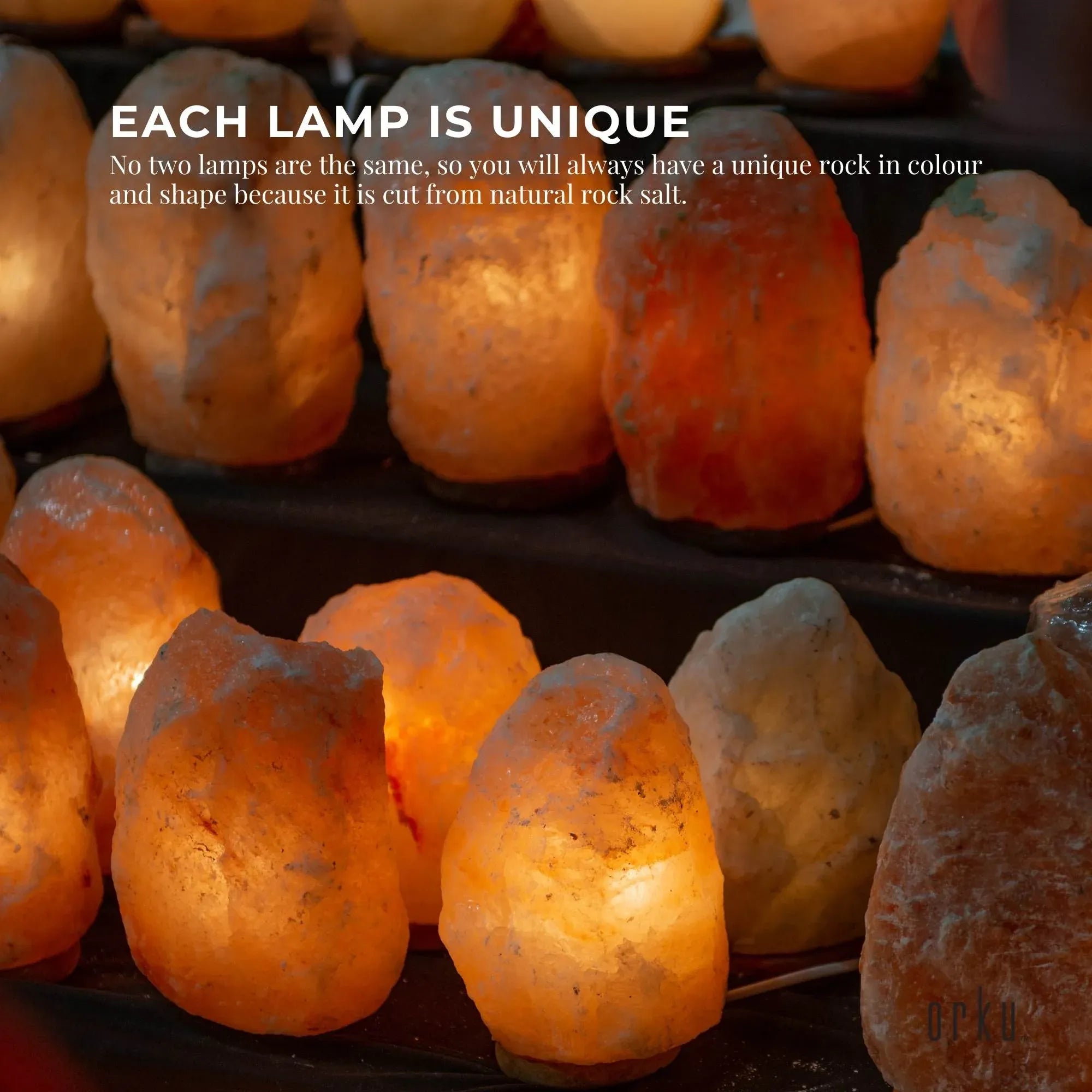 12V 12W 1-2 Kgs Himalayan Pink Salt Lamp Natural Rock Crystal Light Bulb On/Off Bedworld
