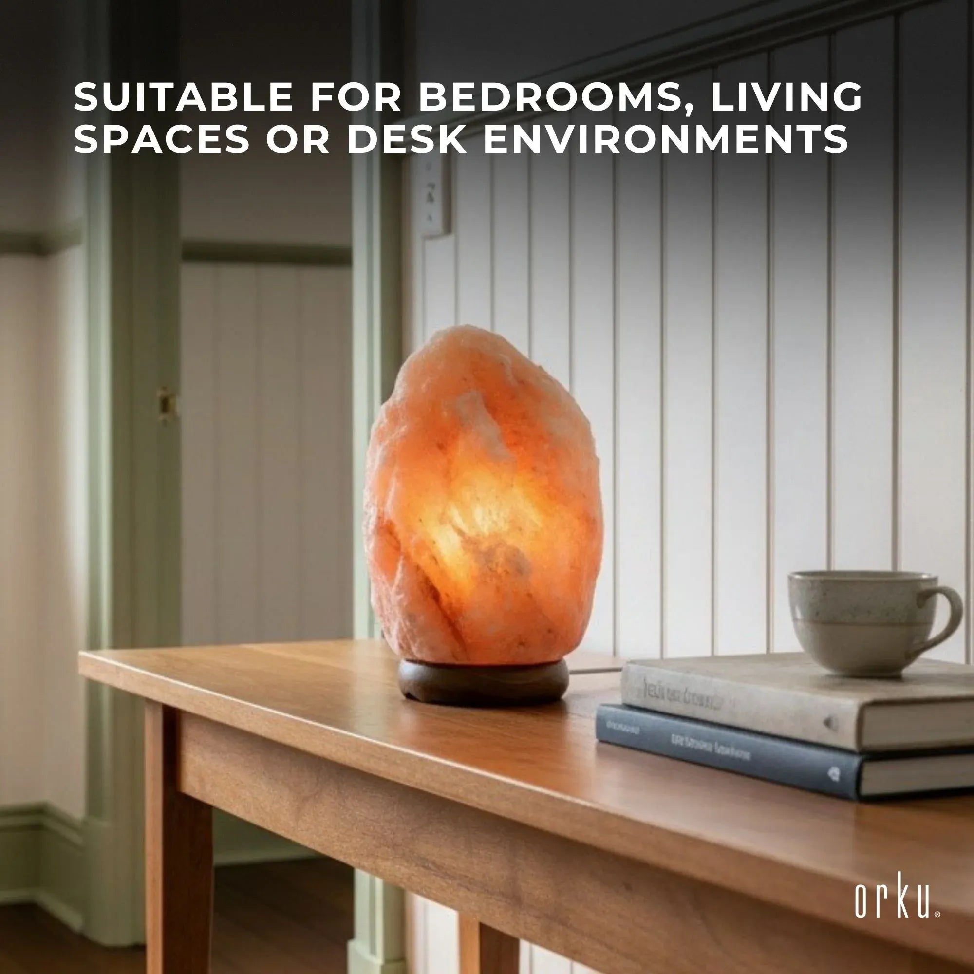 Orku 5Kgs Himalayan Pink Salt Lamp - X-Large Natural Rock Night Light Bedworld