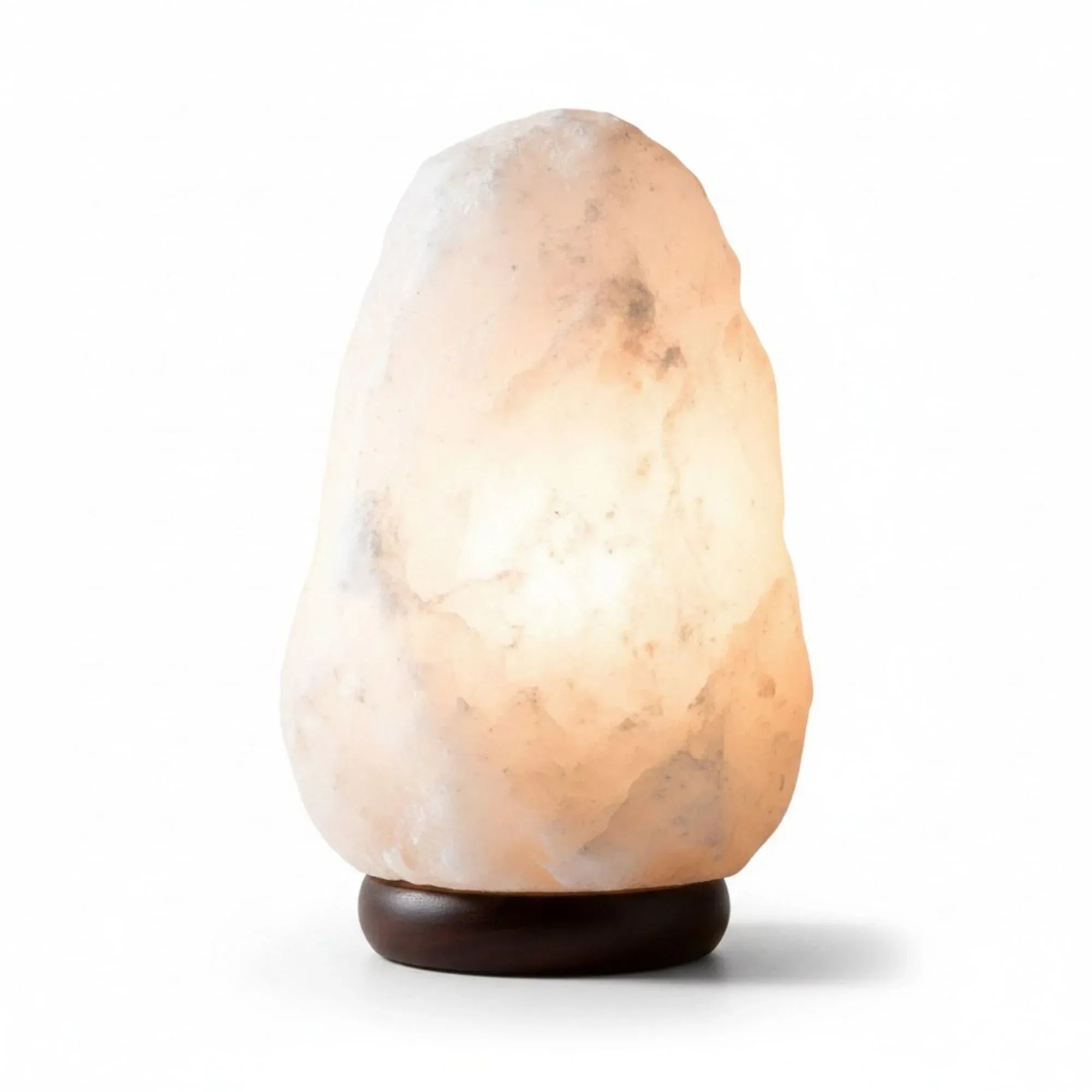 Orku 2-3Kg Himalayan White Salt Lamp - Natural Rock Shape Night Light Bedworld