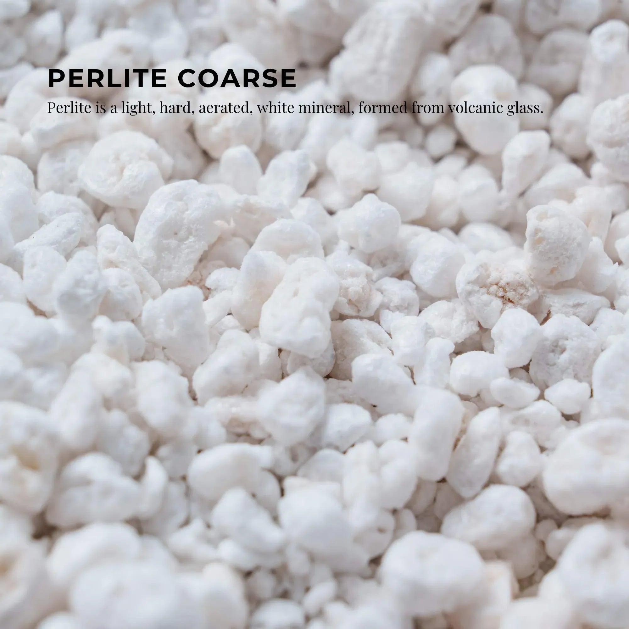 Orku 100L Perlite Coarse Premium Soil Expanded Medium Plants Hydroponics Bulk Bedworld