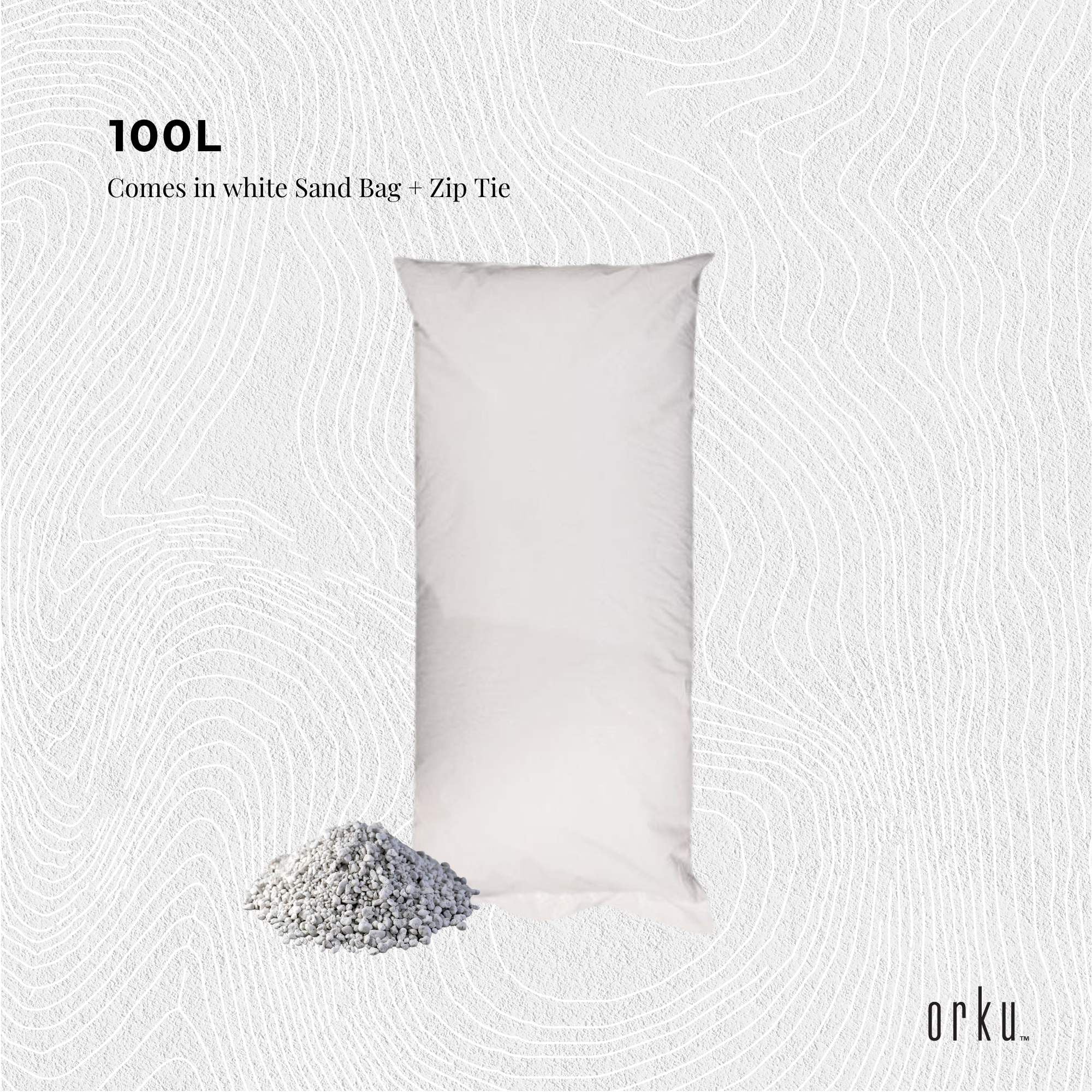 Orku 100L Perlite Coarse Premium Soil Expanded Medium Plants Hydroponics Bulk Bedworld
