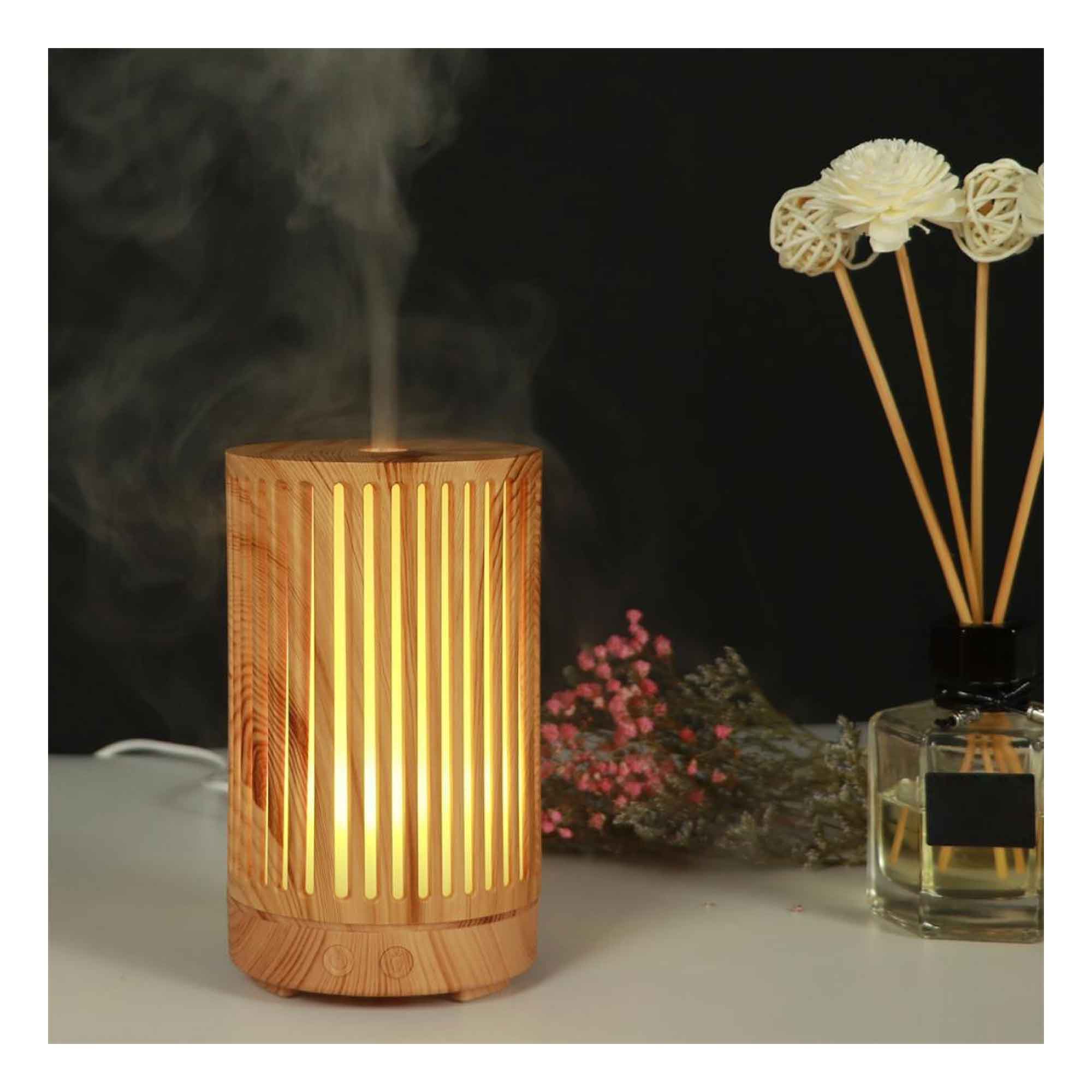 Essential Oil Aroma Diffuser - 200ml Remote Cylinder Aromatherapy Air