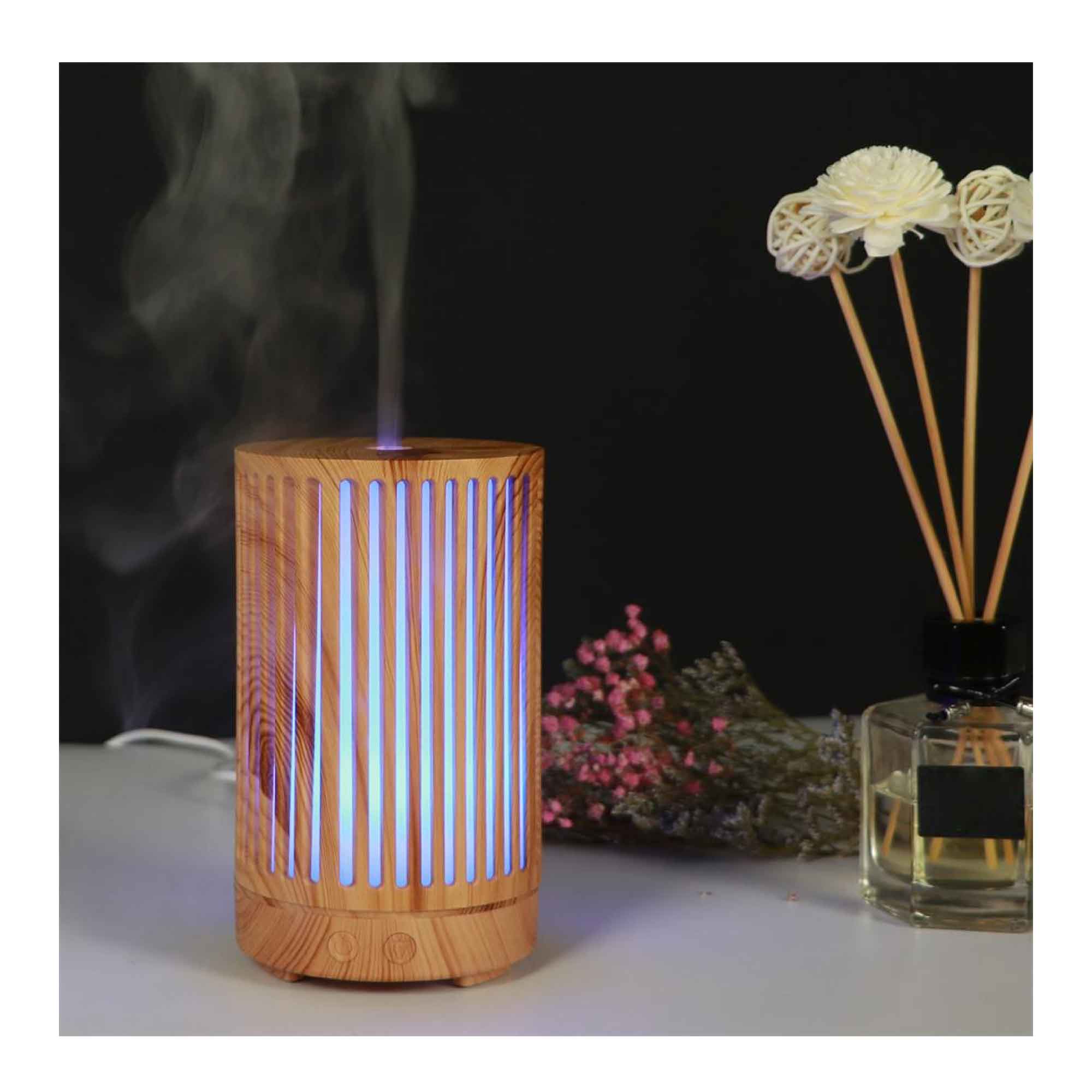 Essential Oil Aroma Diffuser - 200ml Remote Cylinder Aromatherapy Air