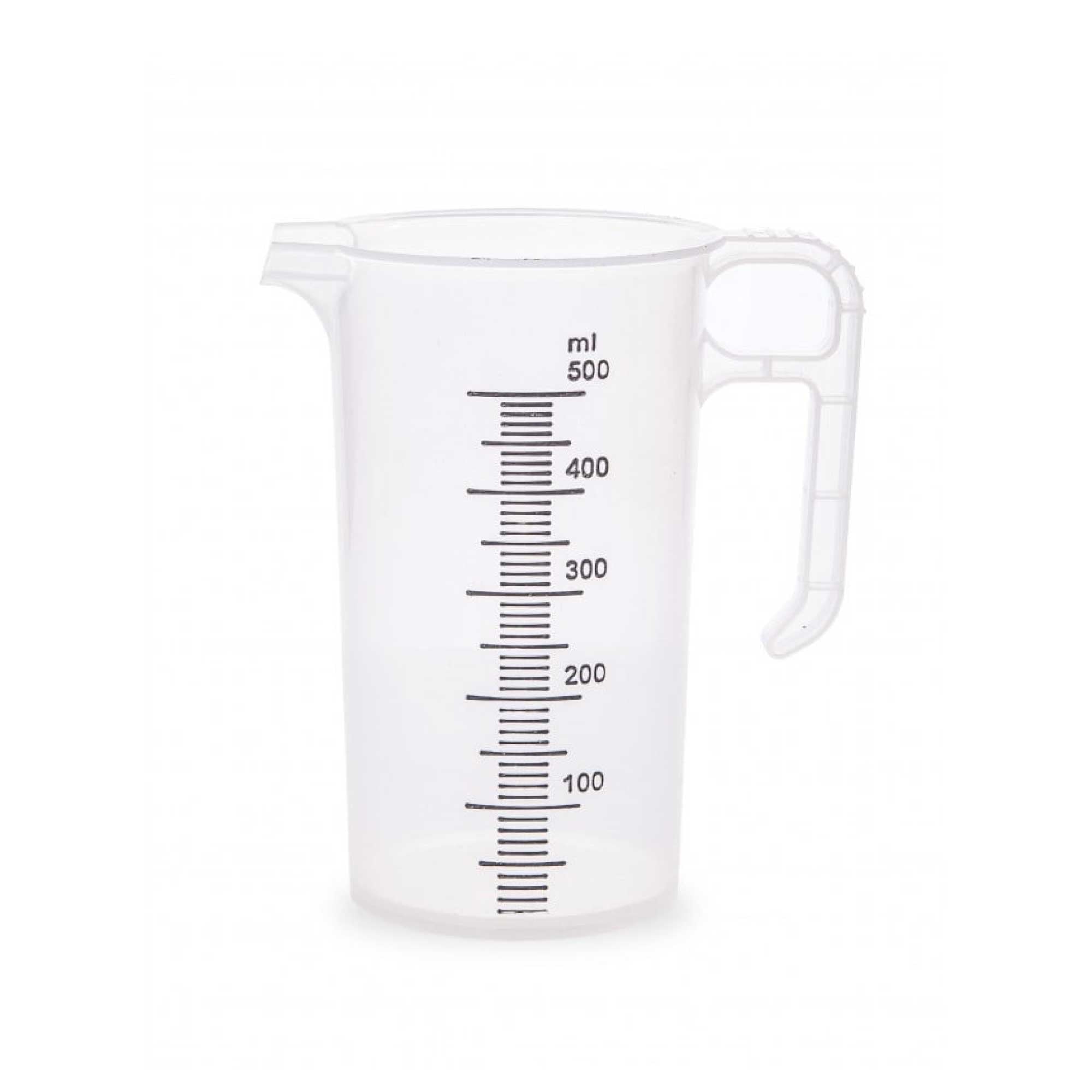 500ml Measuring Jug Heavy Duty Clear Propylene BPA 5 Food Grade Pro-Jug