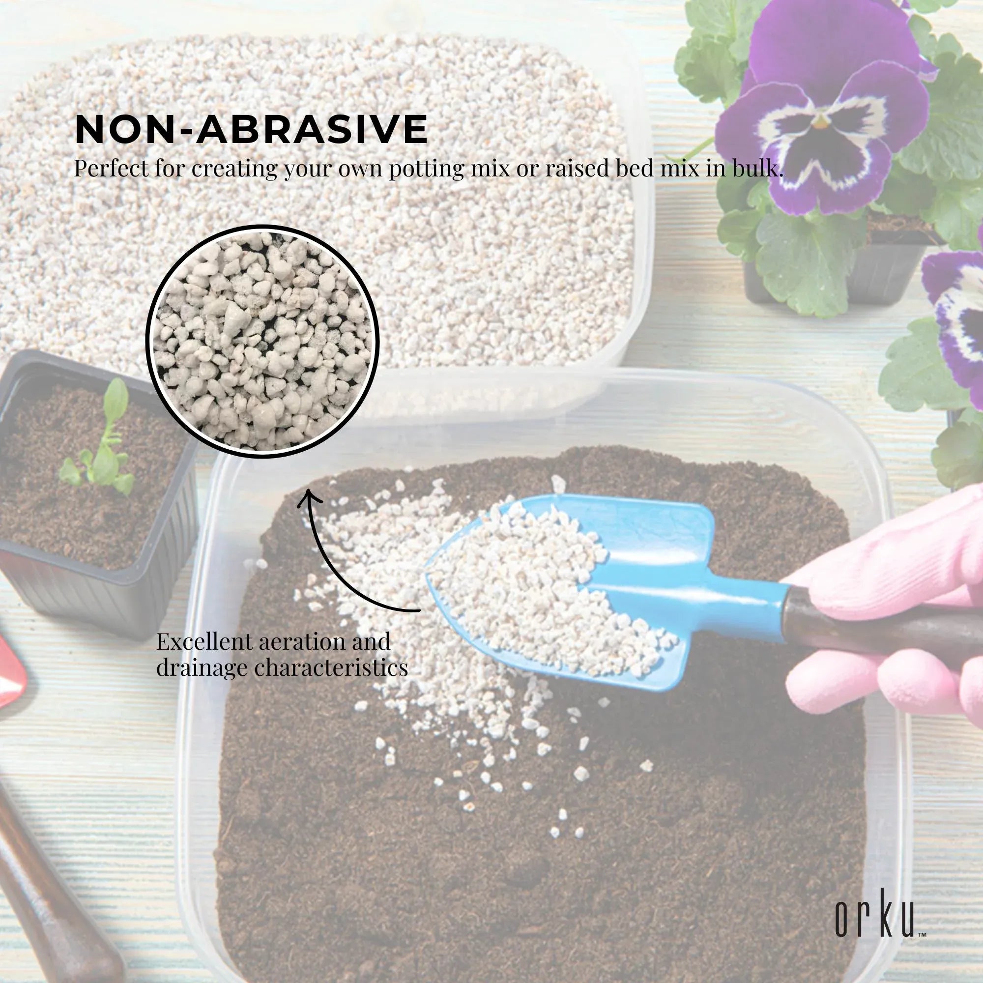 100L Perlite Medium Premium Soil Expanded Plant Growing Media Plants Hydroponics Bedworld