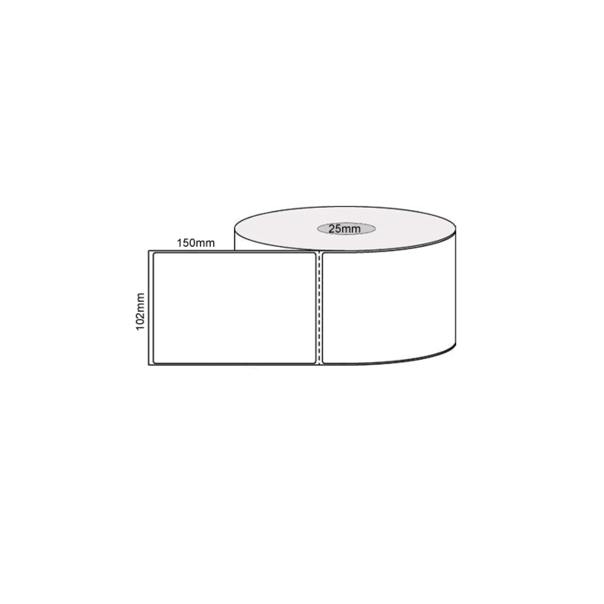 1 Roll x 400 Label Stickers Bedworld
