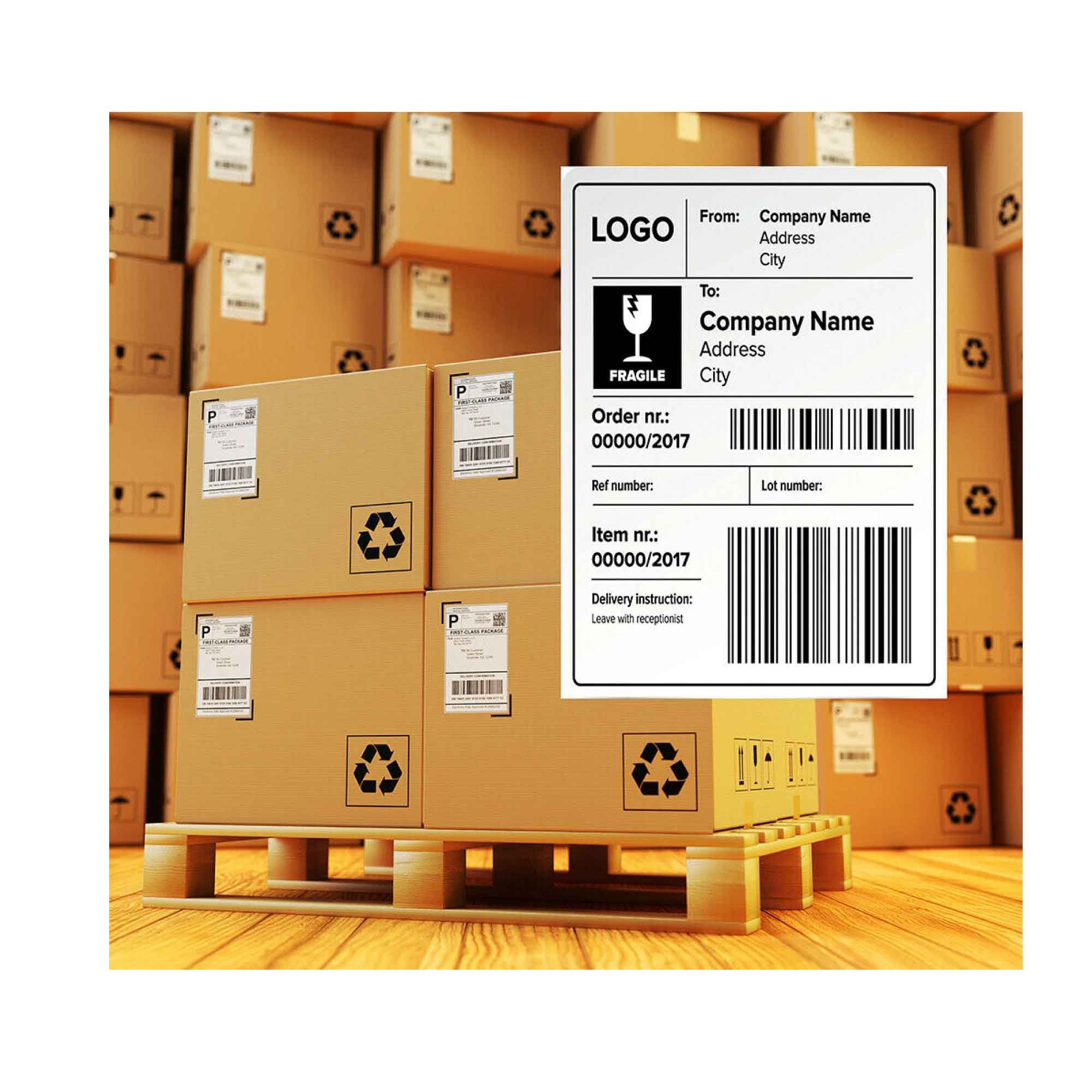 1 Roll x 400 Label Stickers Bedworld