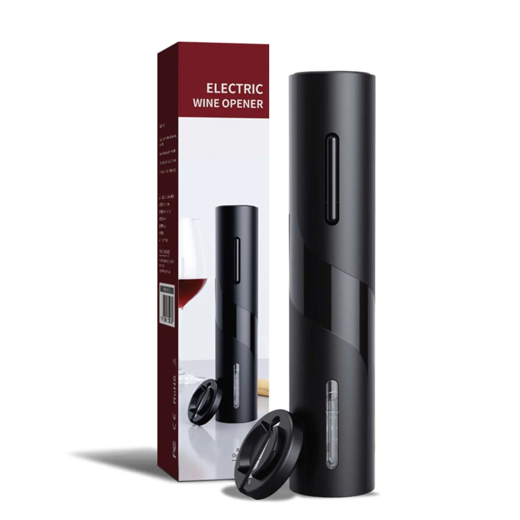 Electric Wine Bottle Opener Tool Automatic - Cordless Corkscrew - Foil Cutter Bedworld