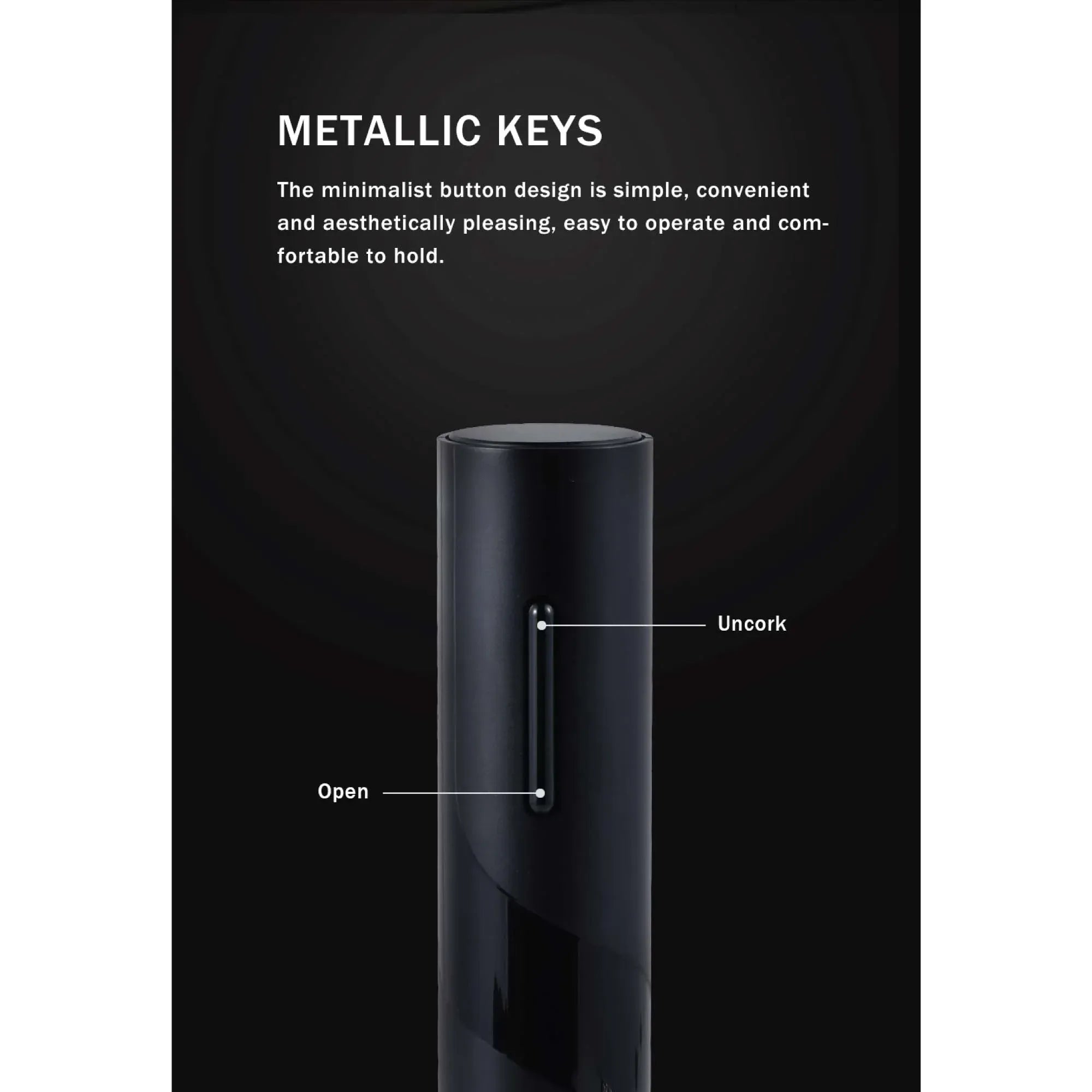 Electric Wine Bottle Opener Tool Automatic - Cordless Corkscrew - Foil Cutter Bedworld