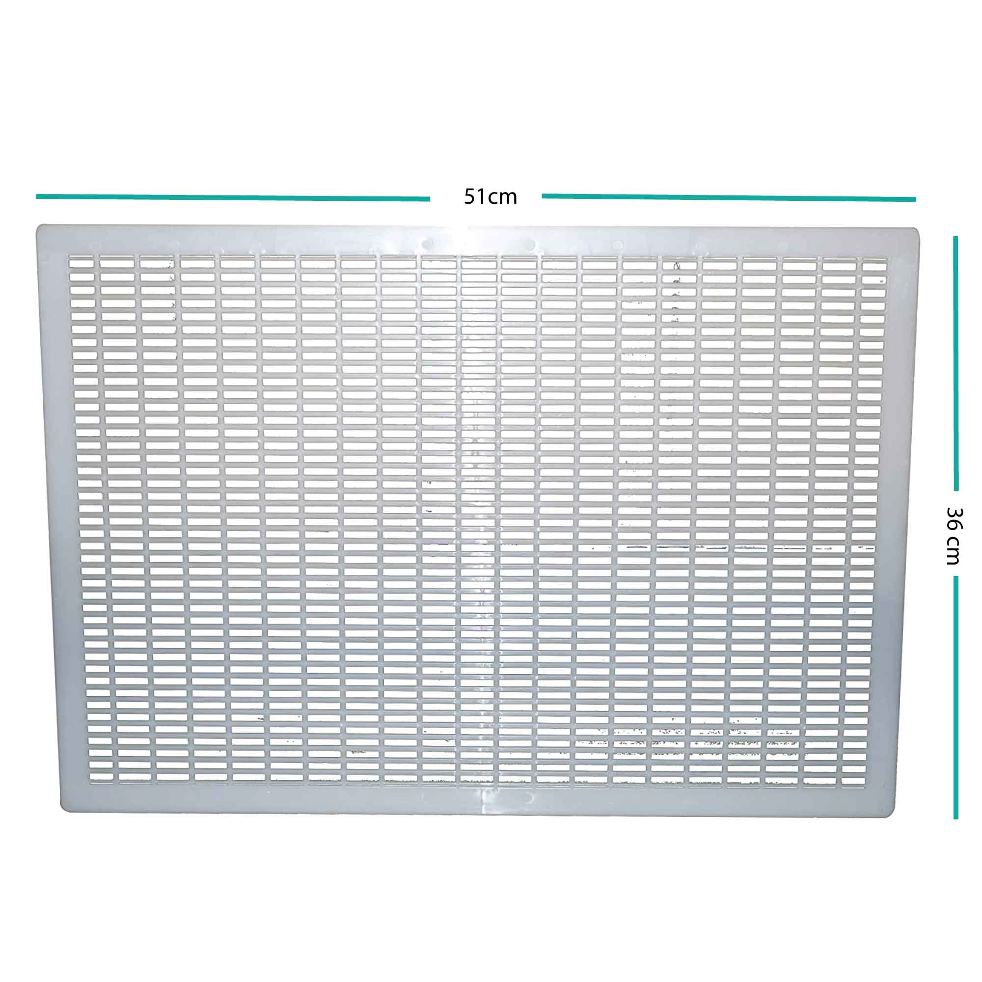 10x Frame Queen Bee Excluder For 8 Frame - Plastic 51x36cm Grill Trapper