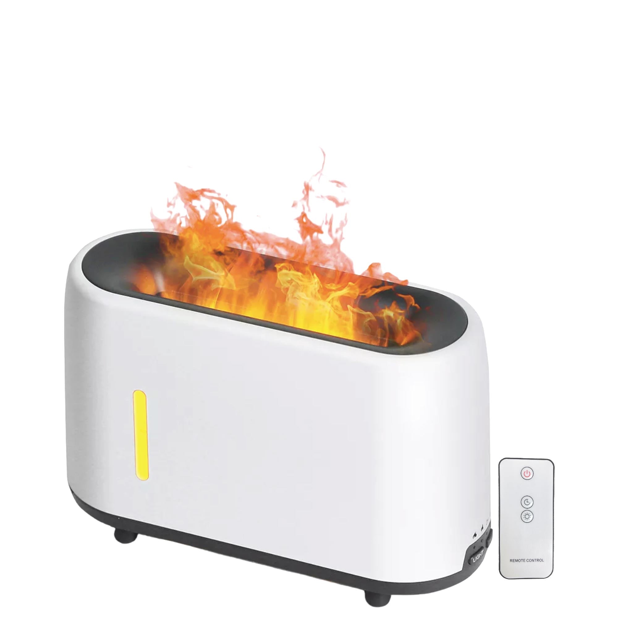 Remote - White 240ml Flame Fire Style Air Humidifier | Buy Now
