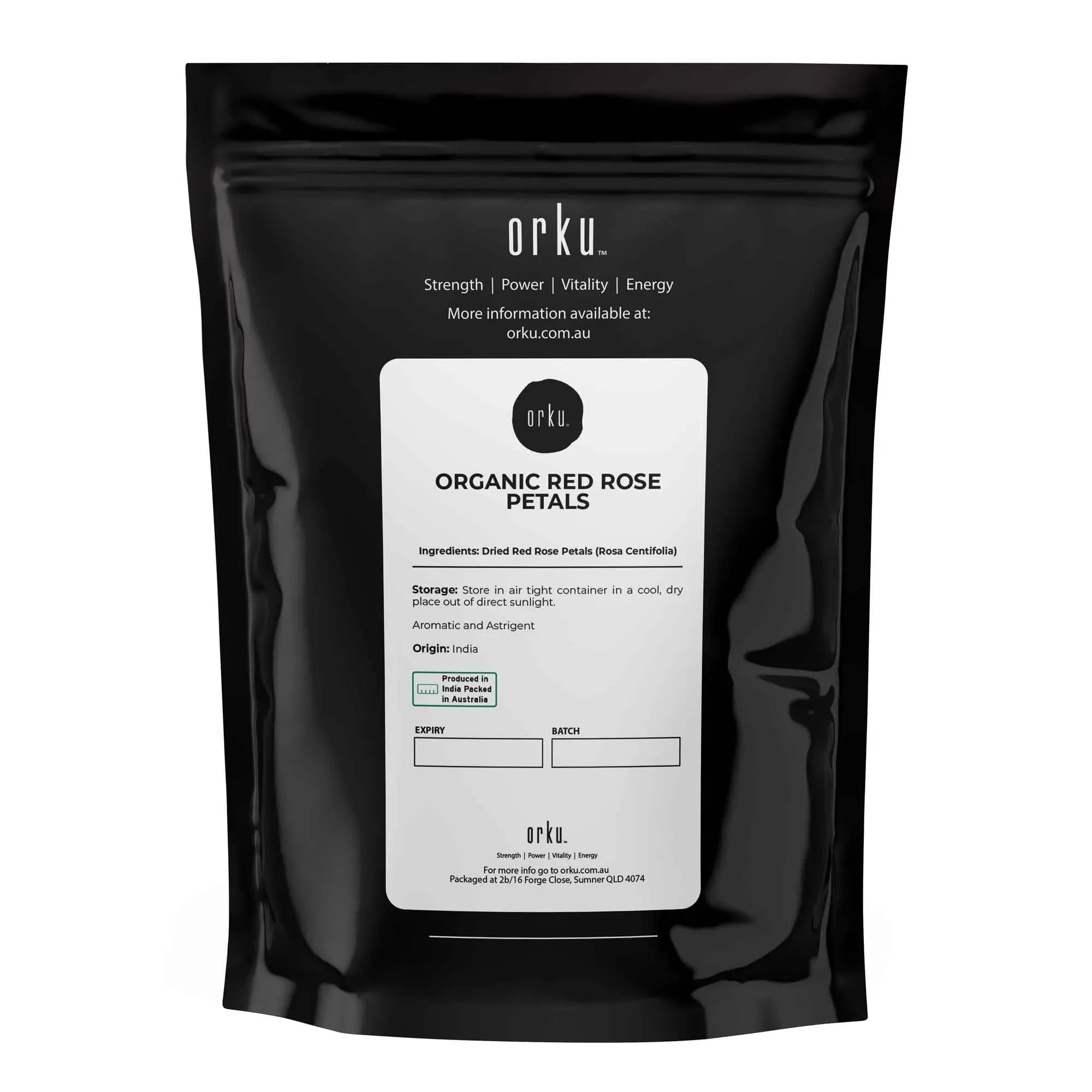 Orku 50g Organic Dried Red Rose Petals Potpourri Wedding Confetti Bedworld