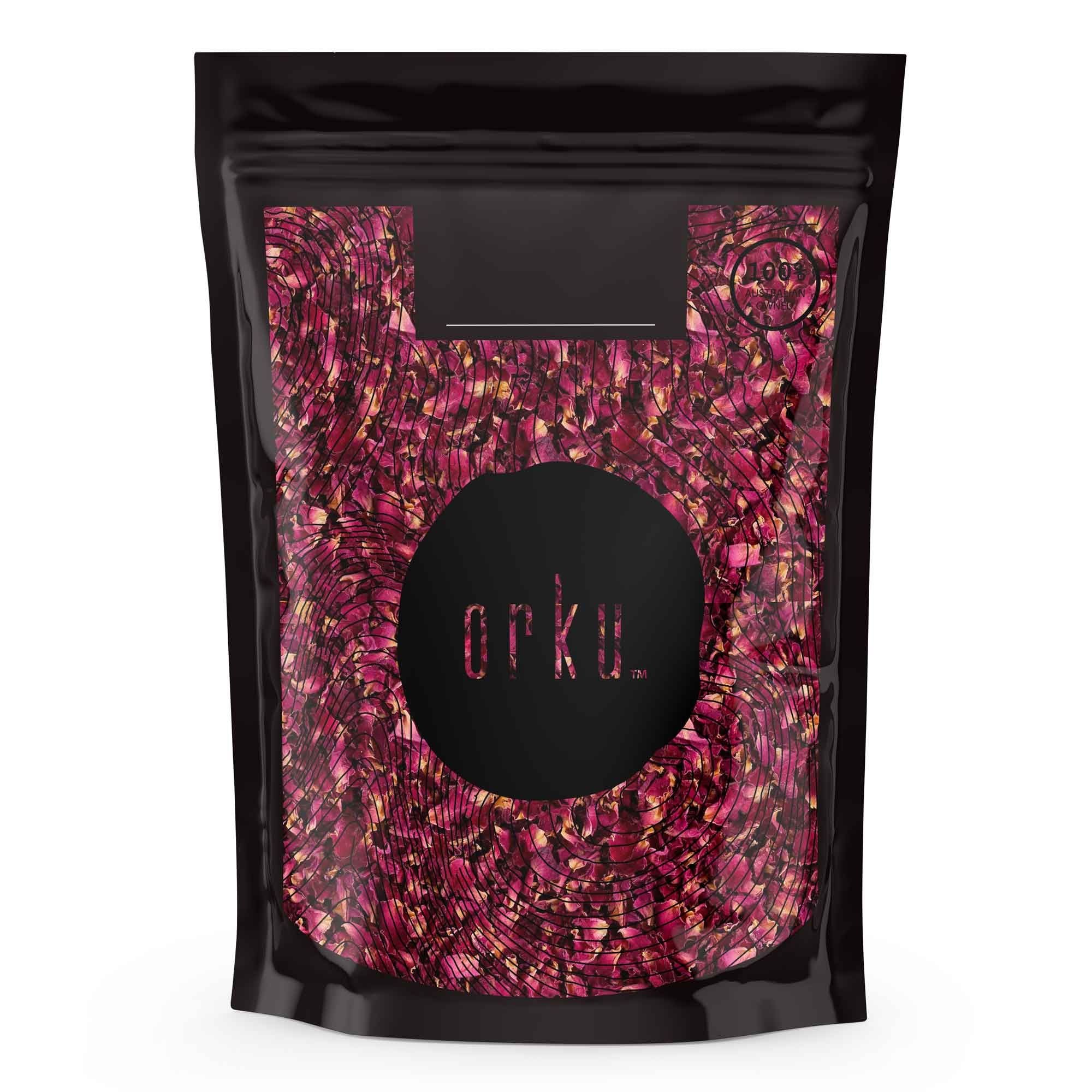 Orku 100g Organic Dried Red Rose Petals Potpourri Wedding Confetti Bedworld