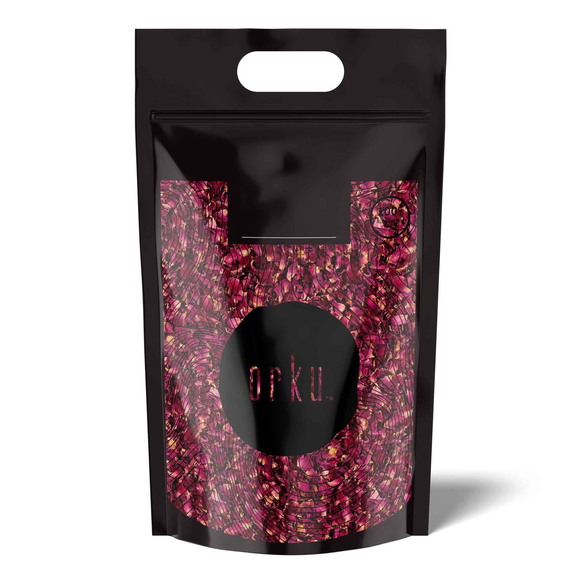 500g Organic Dried Red Rose Petals - Wedding Confetti Rosa Centifolia Flower Bedworld